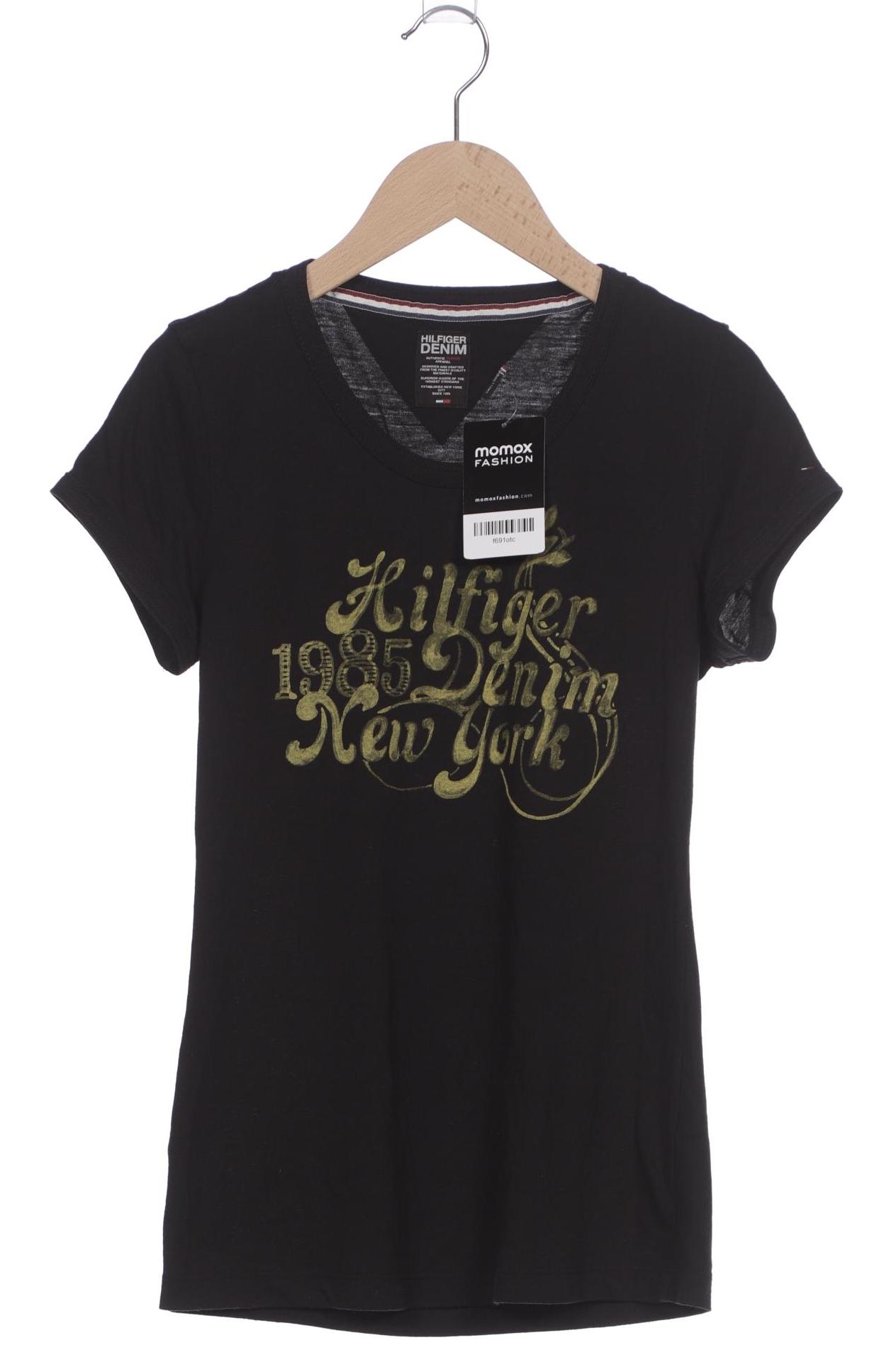 

Hilfiger Denim Damen T-Shirt, schwarz, Gr. 36