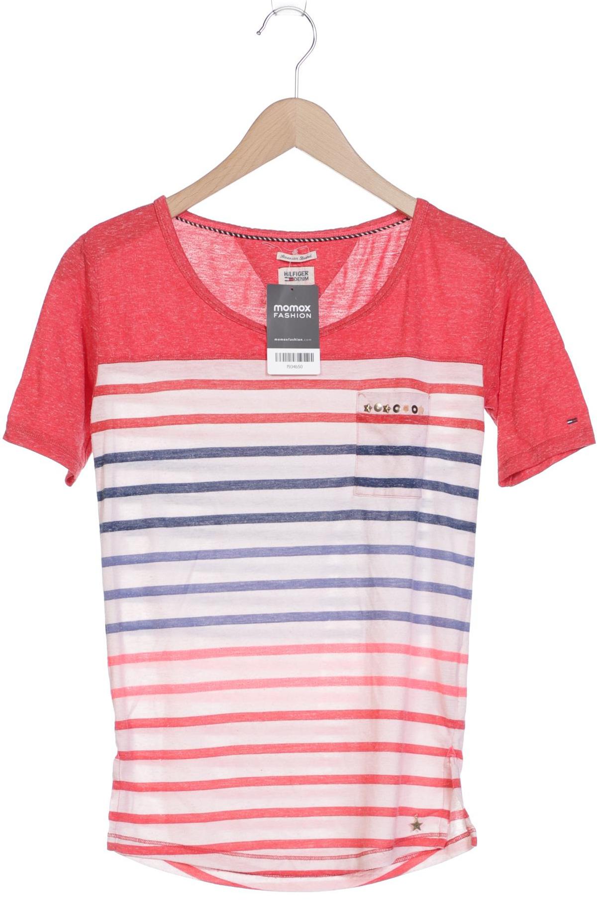 

Hilfiger Denim Damen T-Shirt, rot, Gr. 34