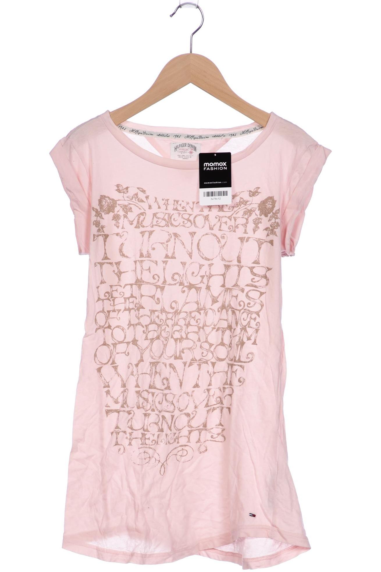 

Hilfiger Denim Damen T-Shirt, pink, Gr. 34