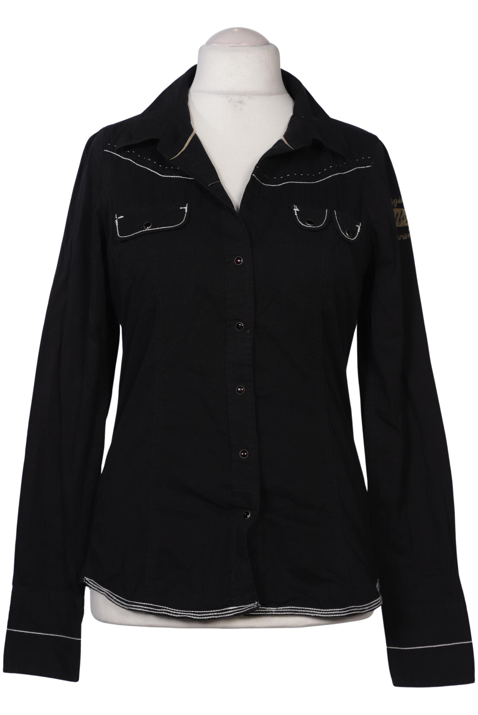 

Hilfiger Denim Damen Bluse, schwarz, Gr. 42