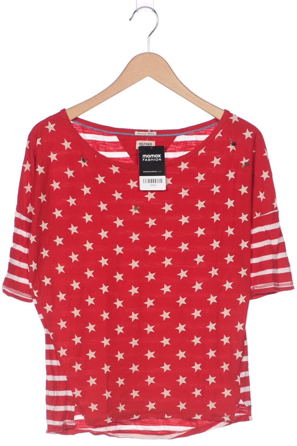 

Hilfiger Denim Damen Langarmshirt, rot, Gr. 34