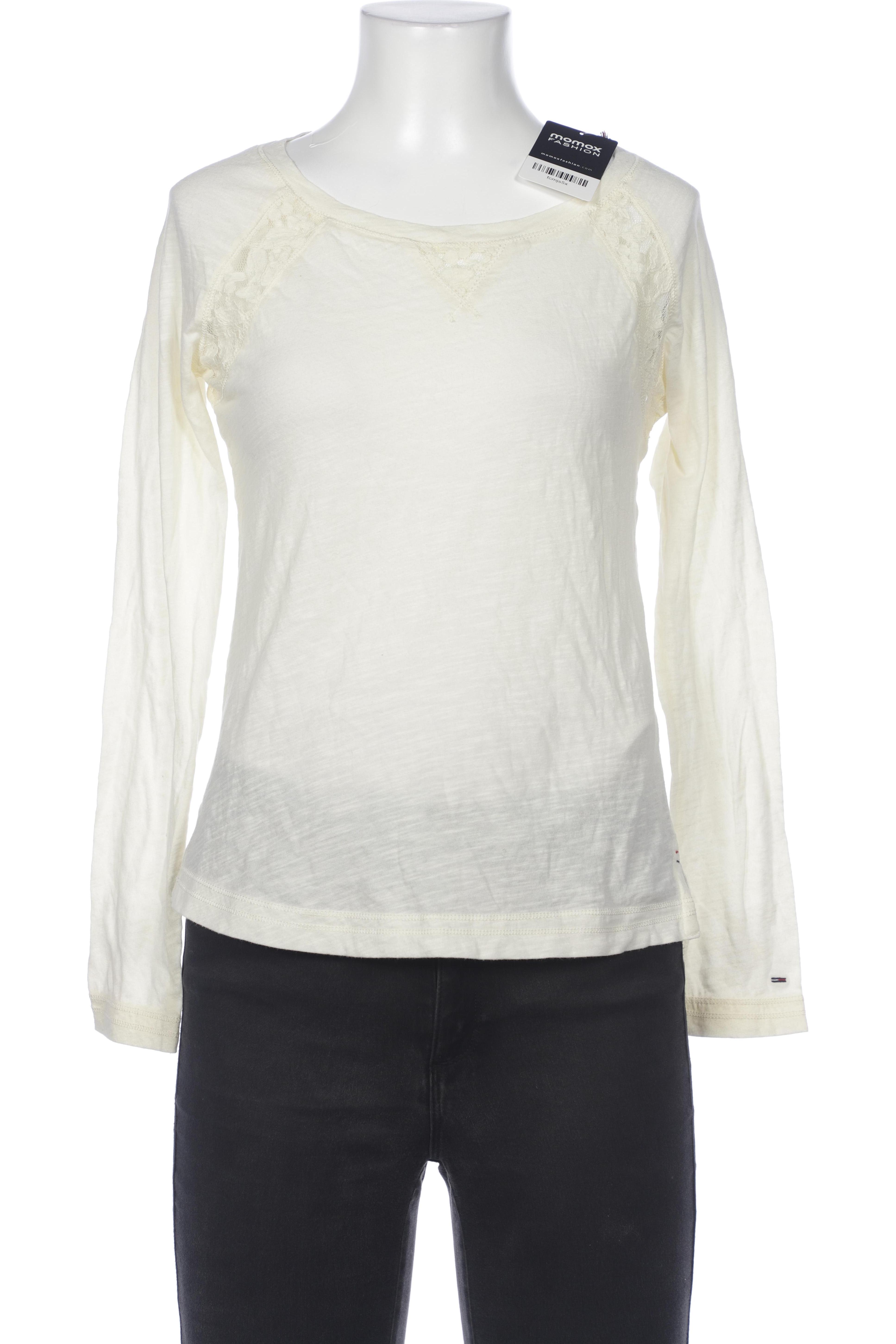 

Hilfiger Denim Damen Langarmshirt, cremeweiß, Gr. 34