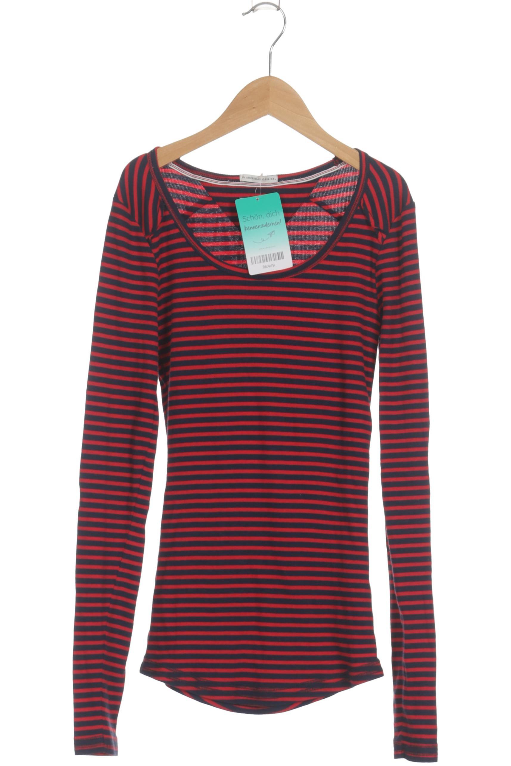 

Hilfiger Denim Damen Langarmshirt, rot, Gr. 36
