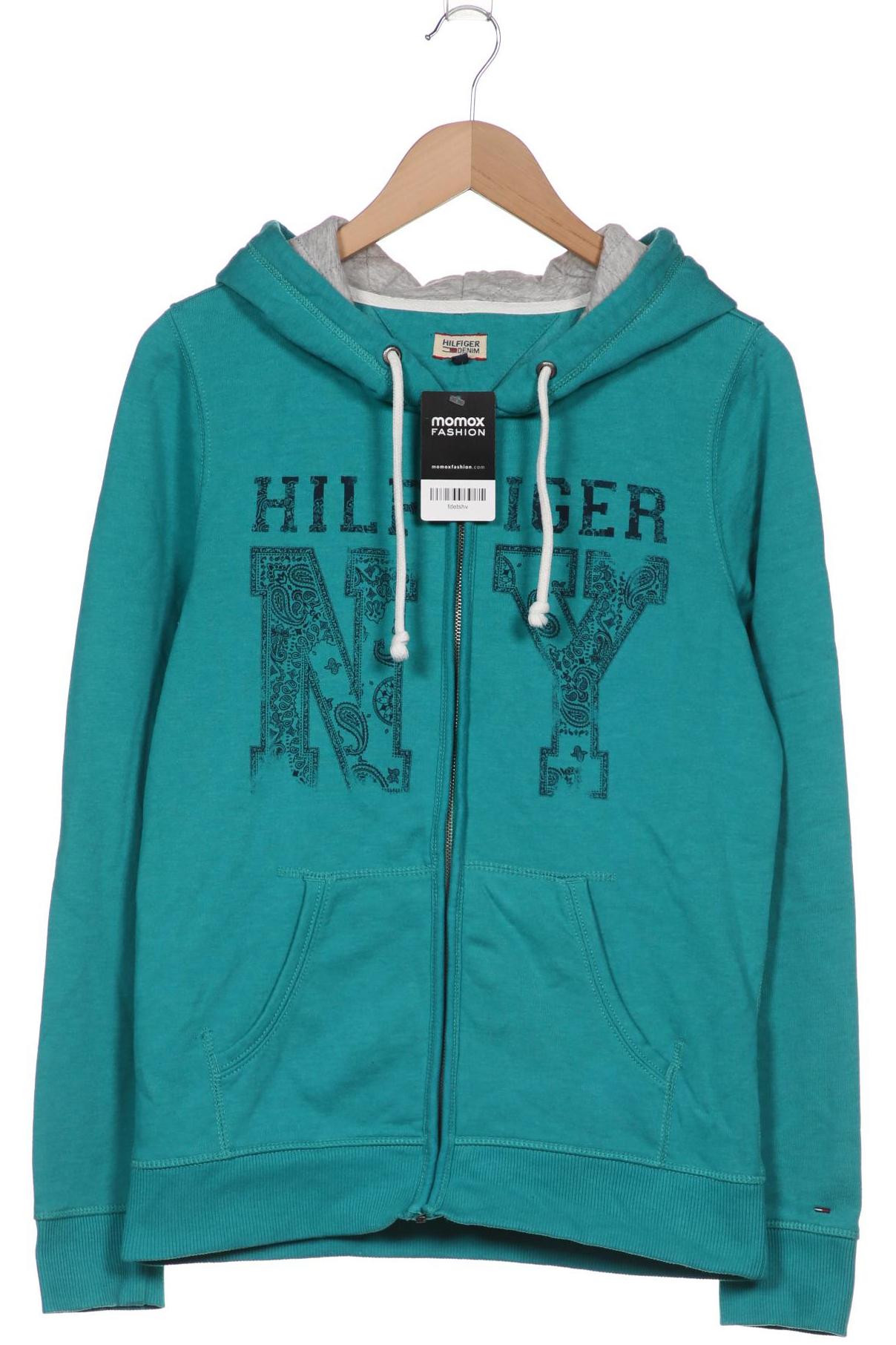 

HILFIGER DENIM Damen Kapuzenpullover, türkis