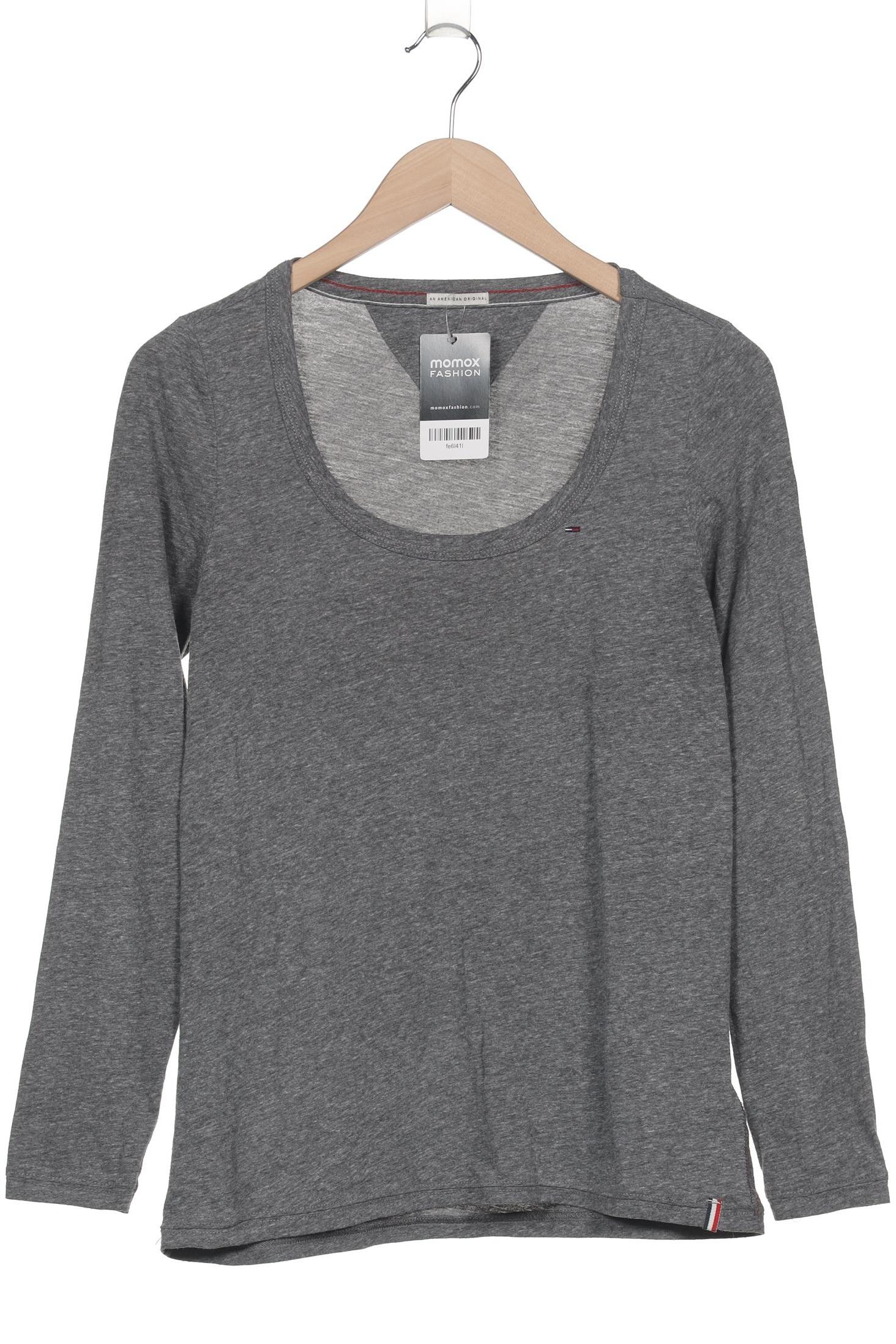

Hilfiger Denim Damen Langarmshirt, grau, Gr. 36