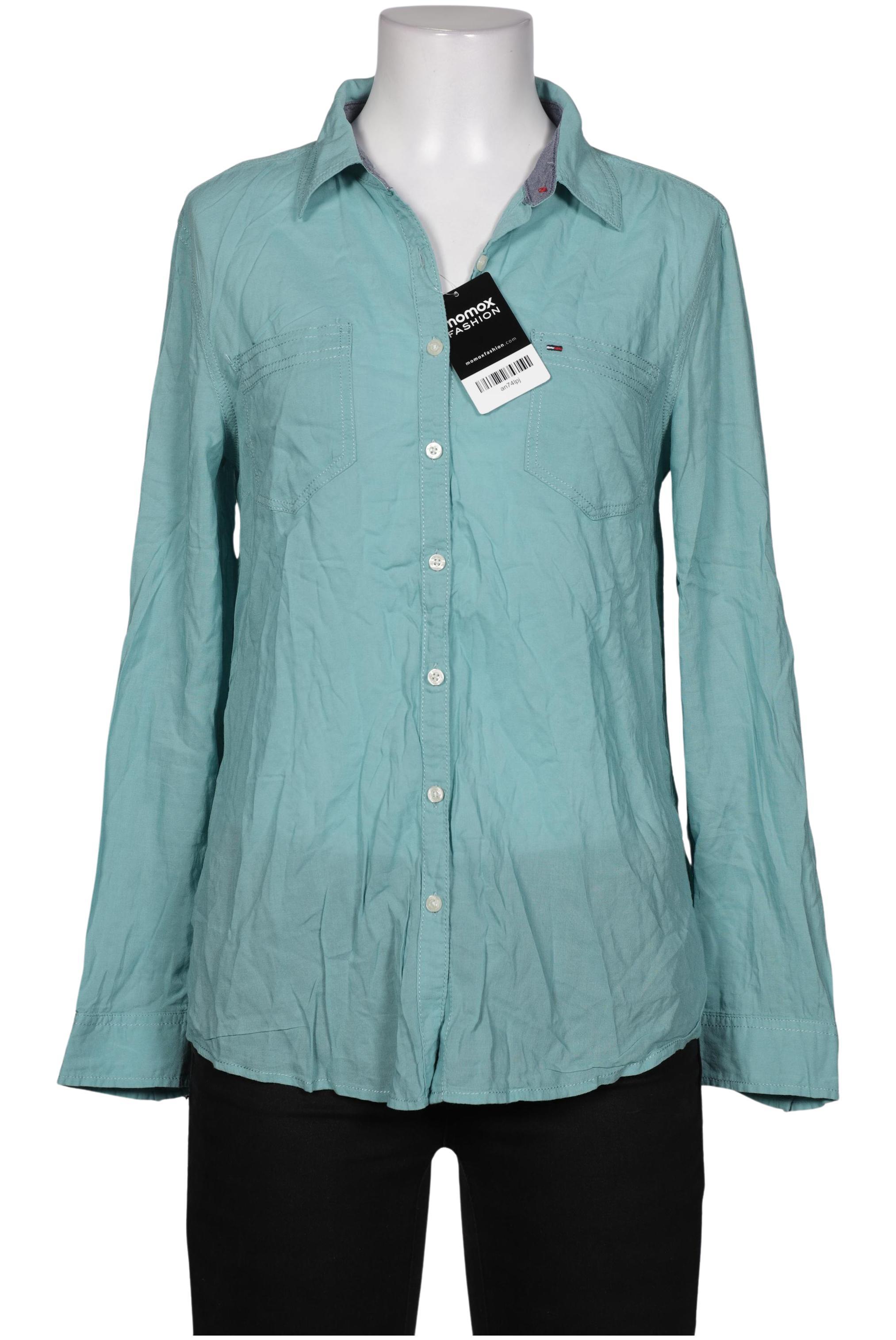 

Hilfiger Denim Damen Bluse, türkis, Gr. 36