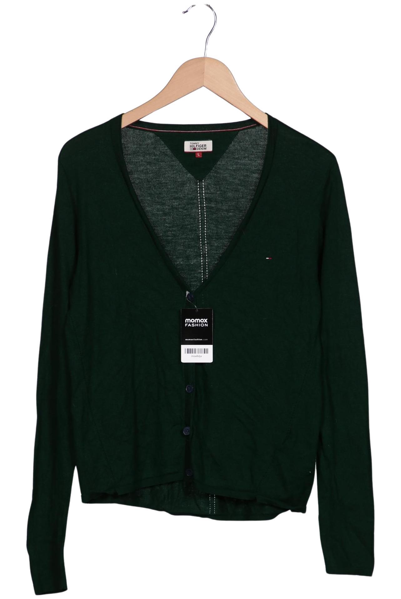 

Hilfiger Denim Damen Strickjacke, grün, Gr. 42