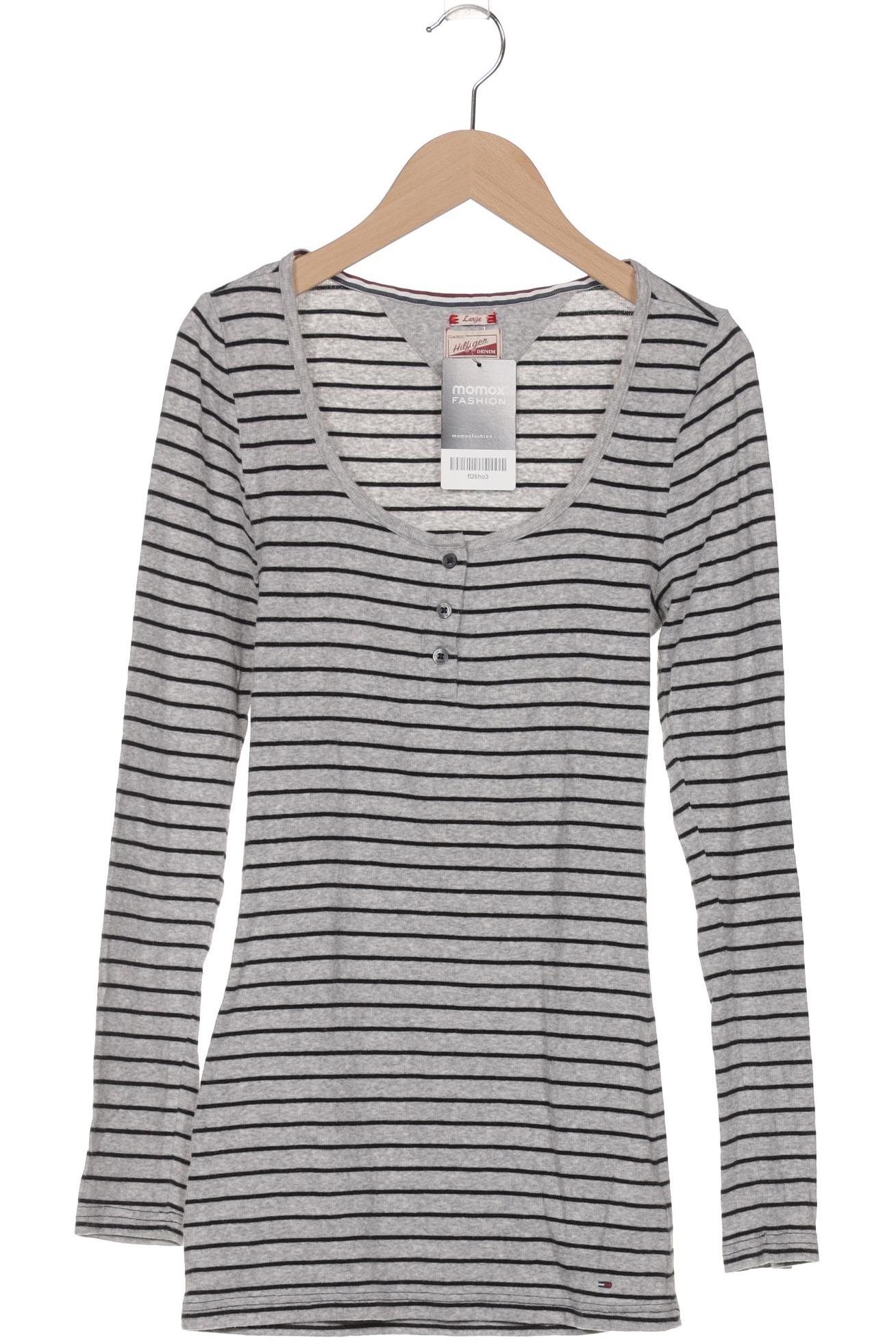

Hilfiger Denim Damen Langarmshirt, grau, Gr. 42