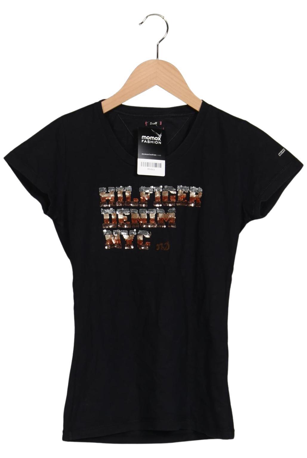 

Hilfiger Denim Damen T-Shirt, schwarz, Gr. 36