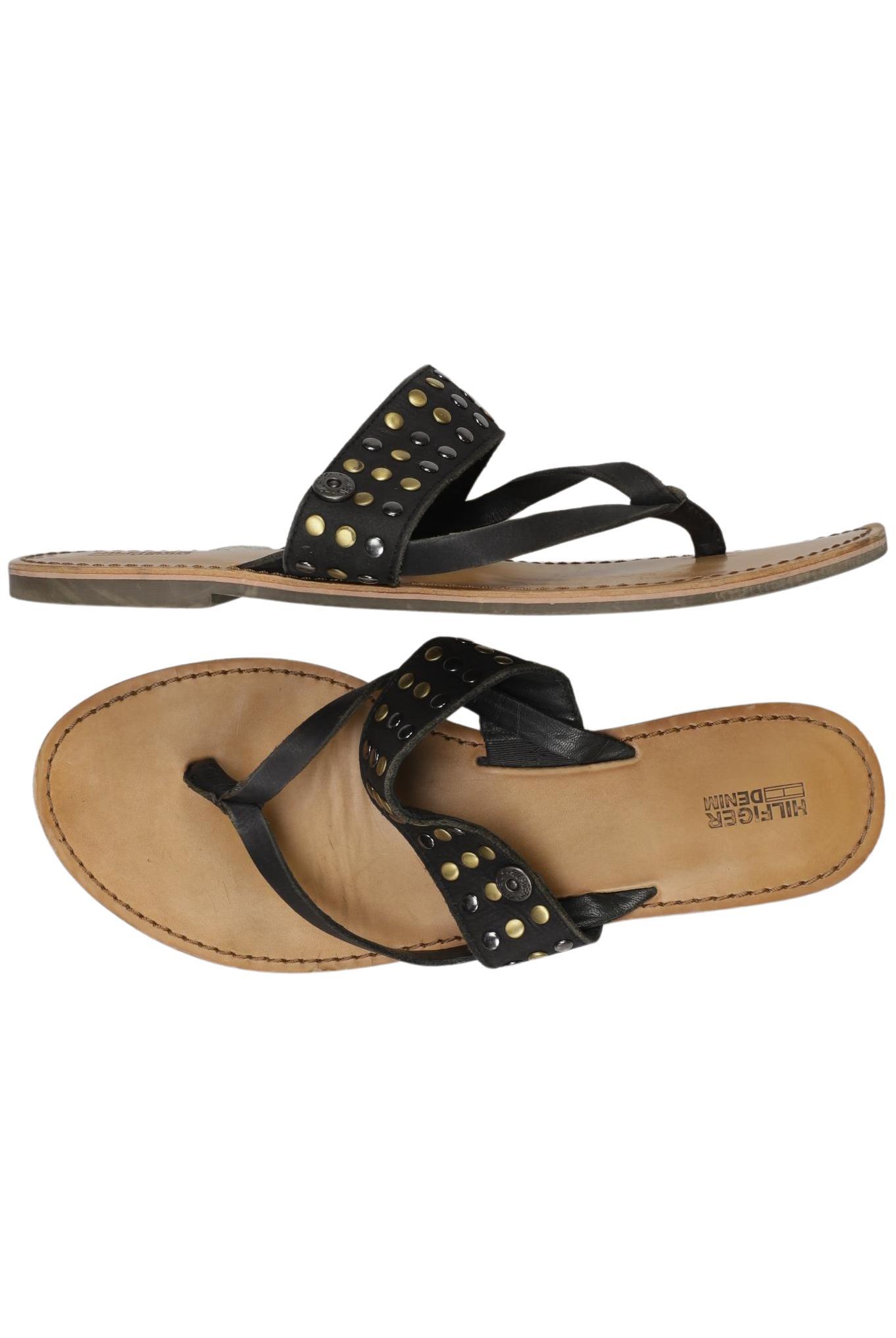 

Hilfiger Denim Damen Sandale, schwarz, Gr. 39