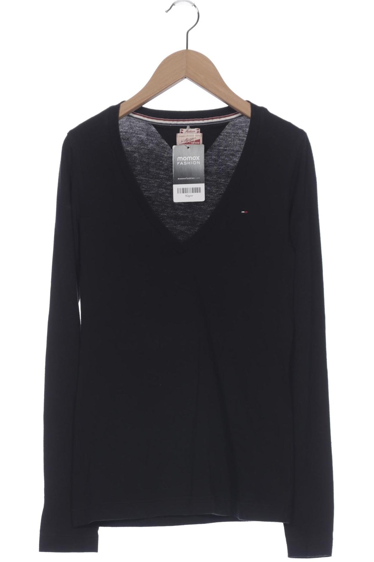 

Hilfiger Denim Damen Langarmshirt, schwarz, Gr. 38