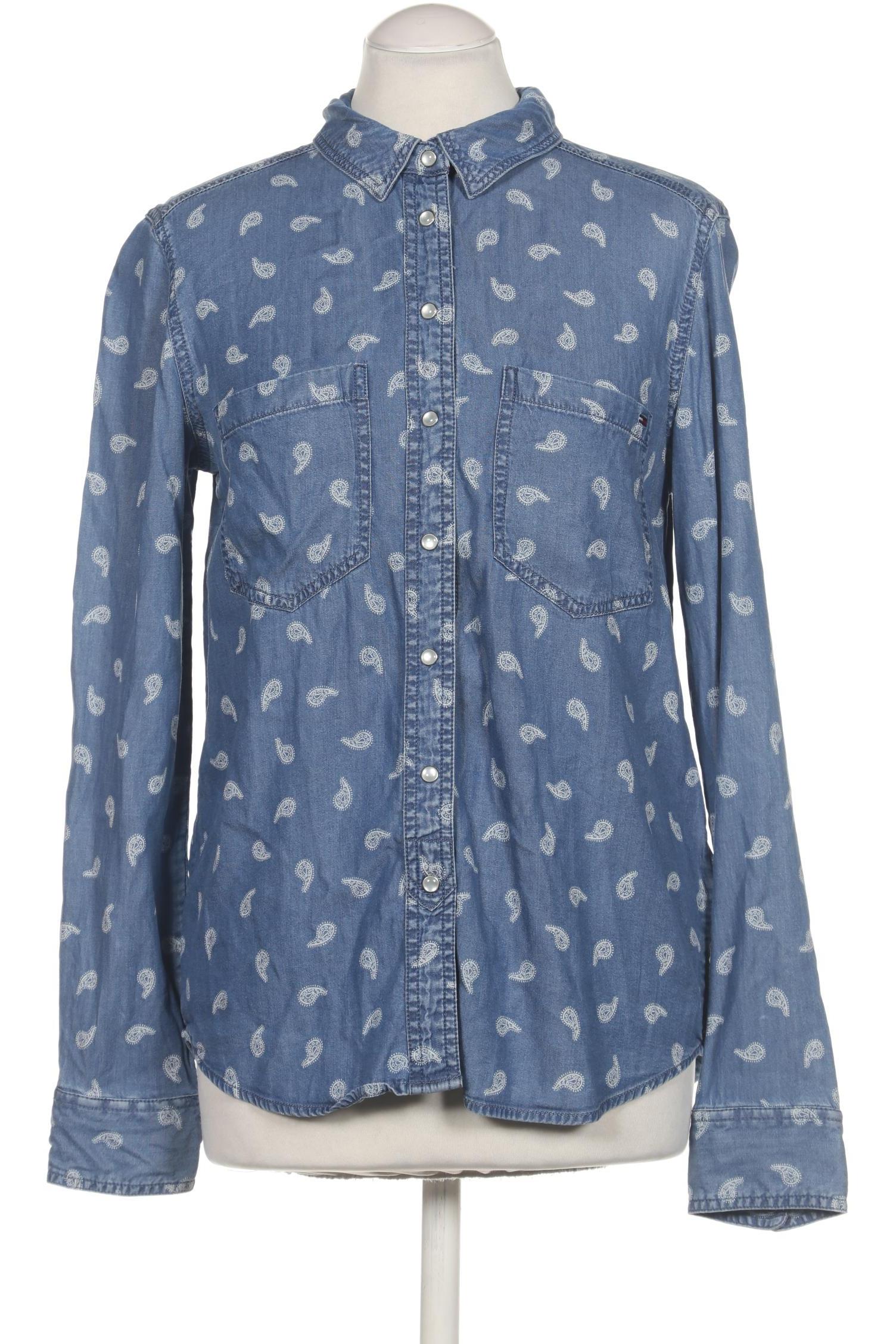 

Hilfiger Denim Damen Bluse, blau, Gr. 38