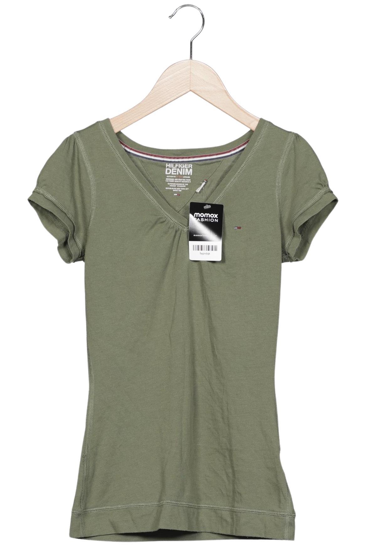

Hilfiger Denim Damen T-Shirt, grün, Gr. 34