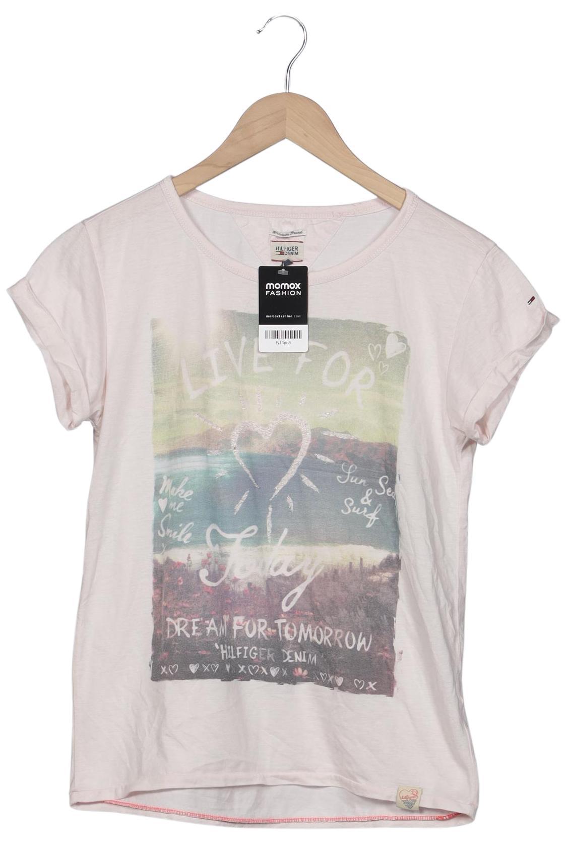 

Hilfiger Denim Damen T-Shirt, pink, Gr. 36