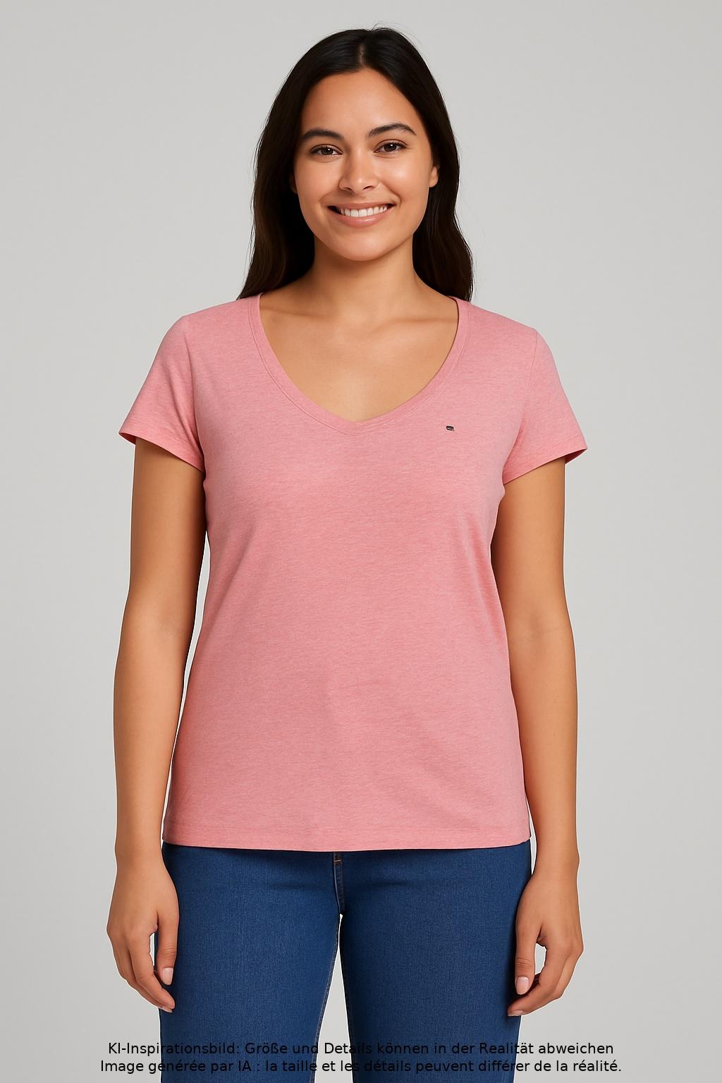 

Hilfiger Denim Damen T-Shirt, pink, Gr. 38