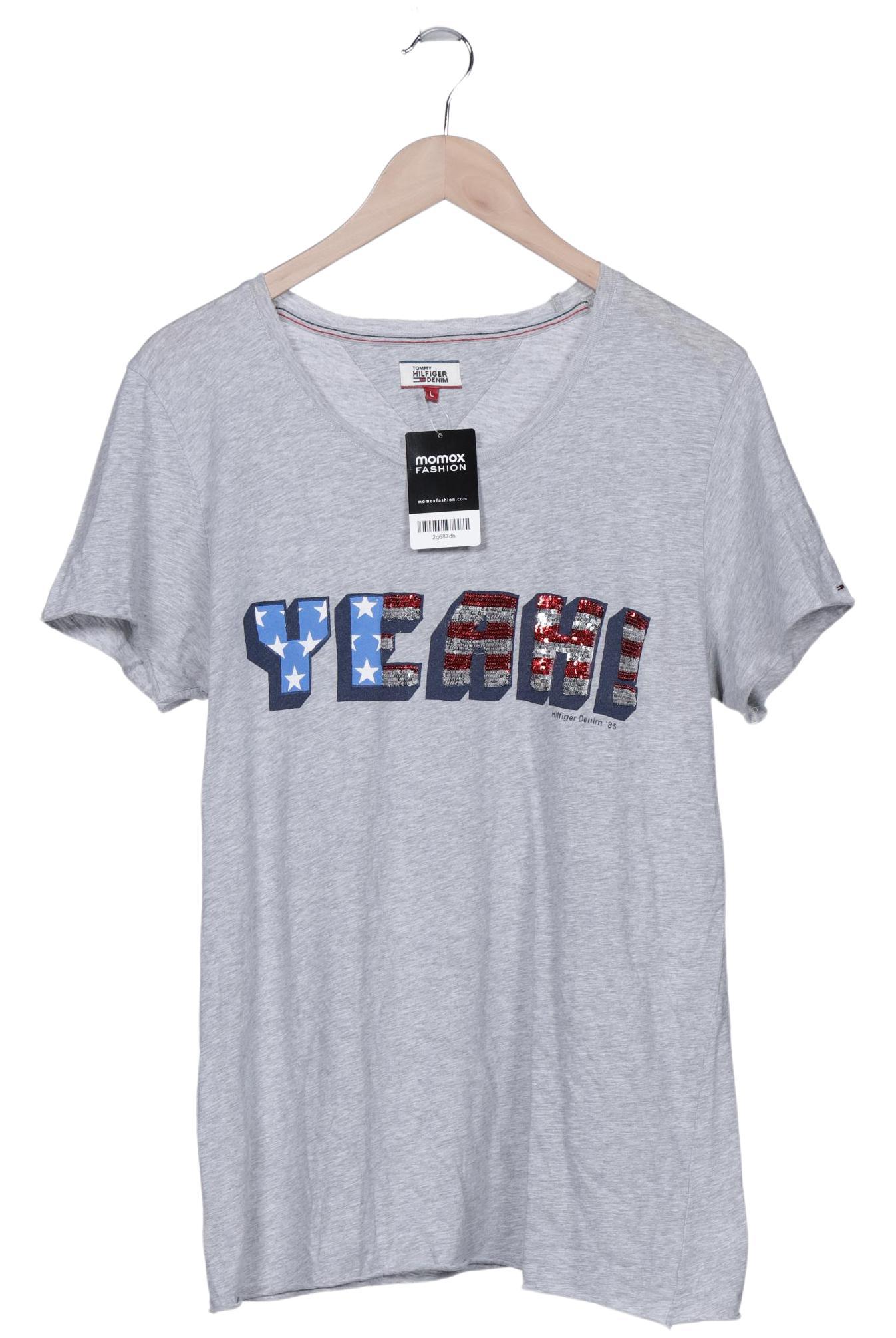 

Hilfiger Denim Damen T-Shirt, grau, Gr. 42