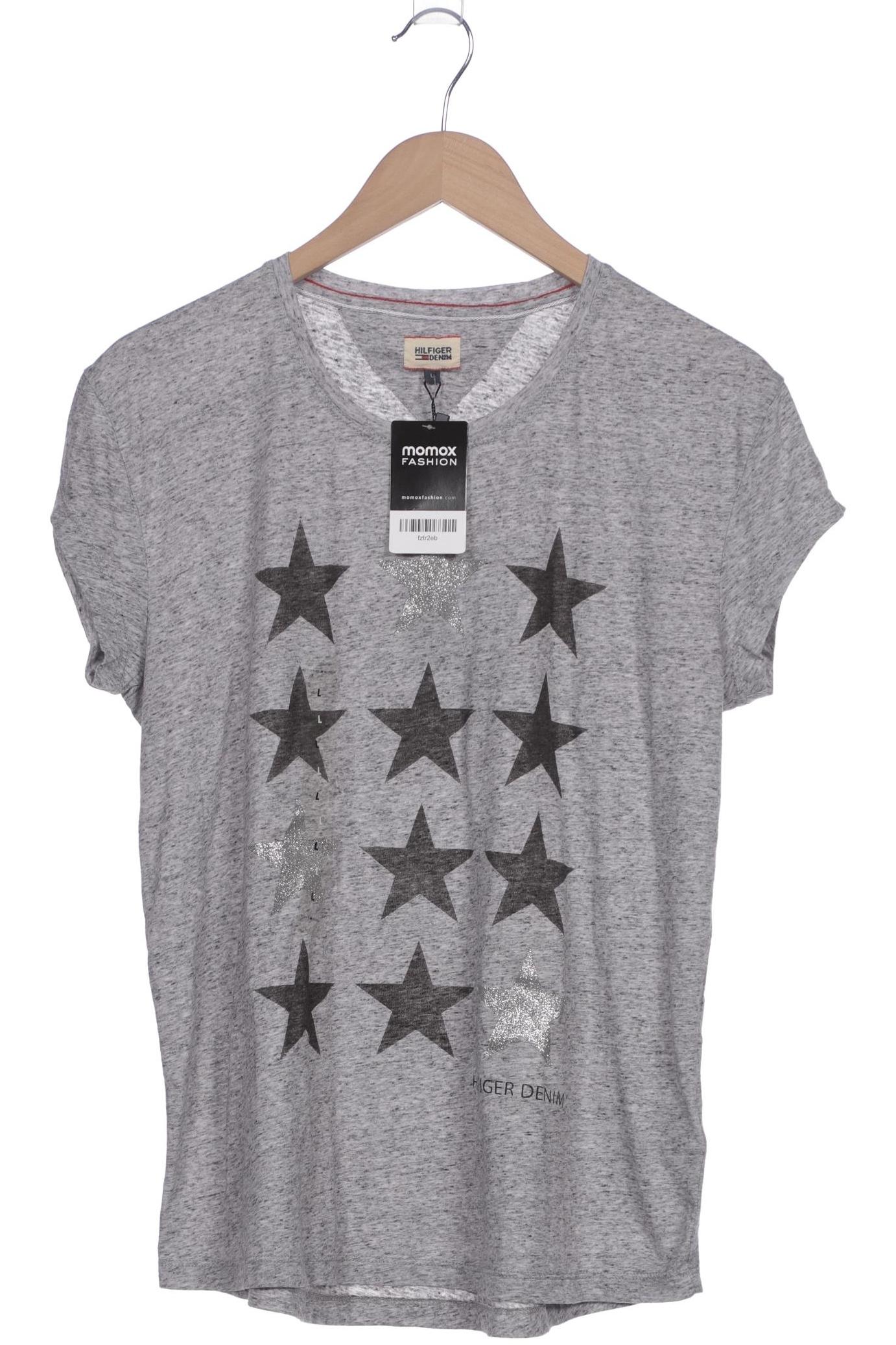 

Hilfiger Denim Damen T-Shirt, grau, Gr. 42