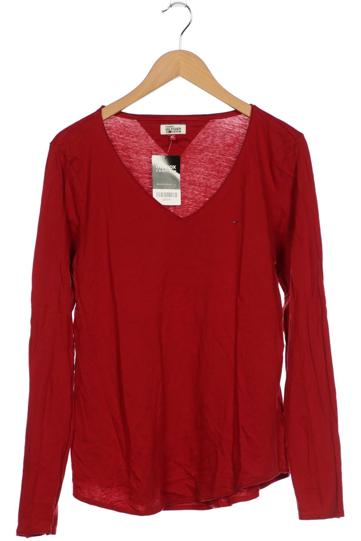 

Hilfiger Denim Damen Langarmshirt, rot, Gr. 44