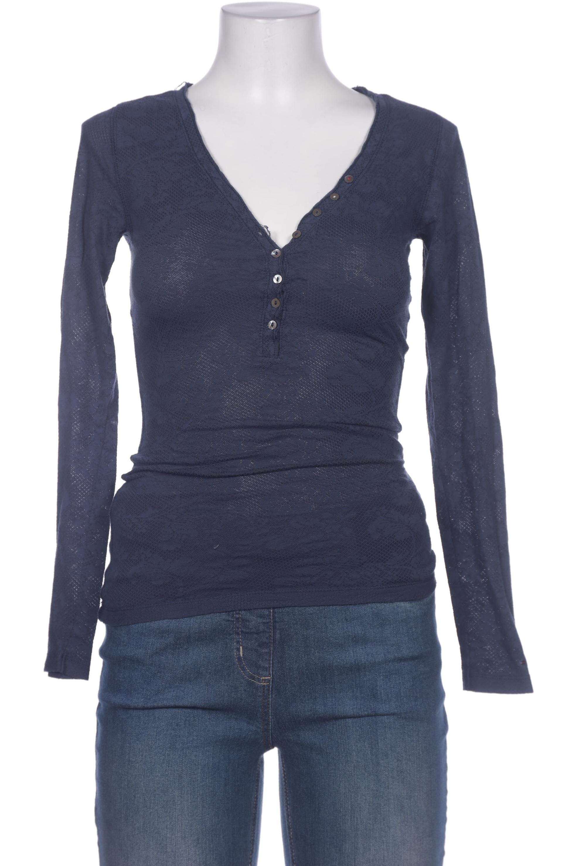 

Hilfiger Denim Damen Langarmshirt, marineblau, Gr. 36