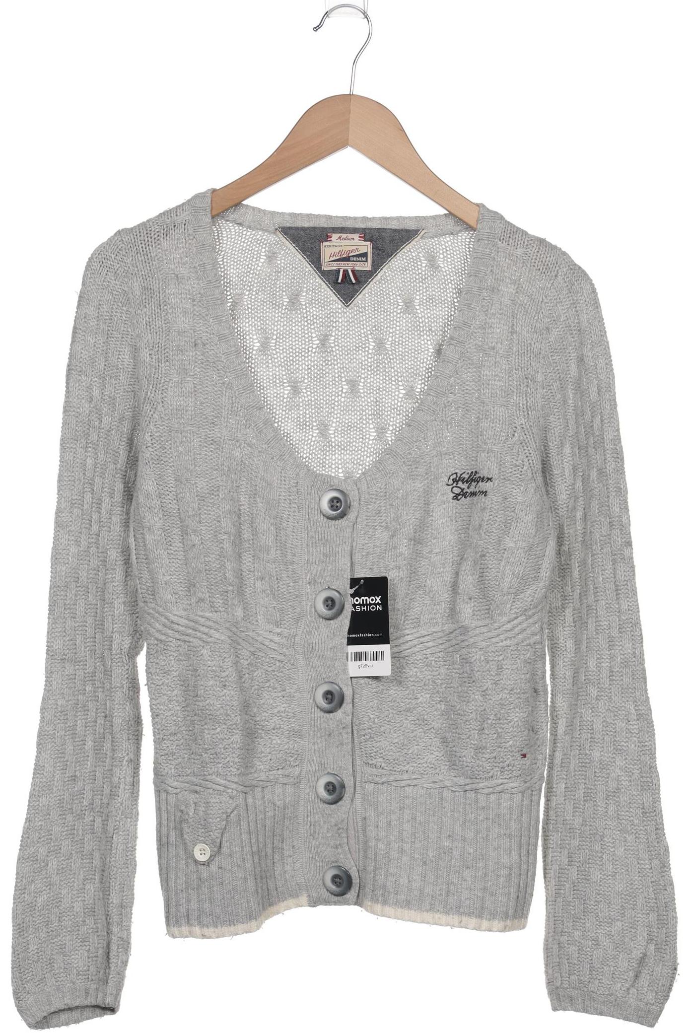 

Hilfiger Denim Damen Strickjacke, grau, Gr. 38