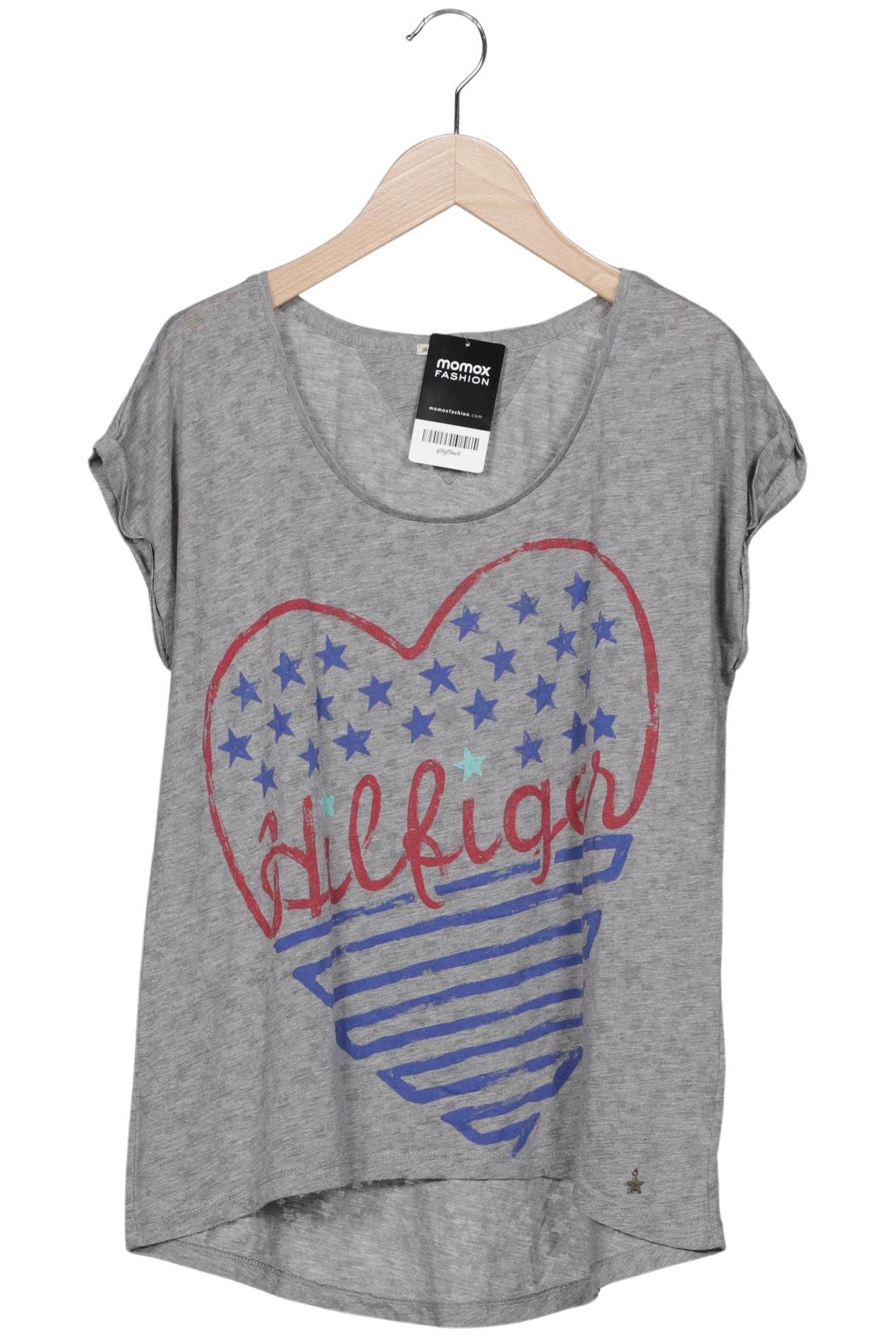 

Hilfiger Denim Damen T-Shirt, grau, Gr. 38