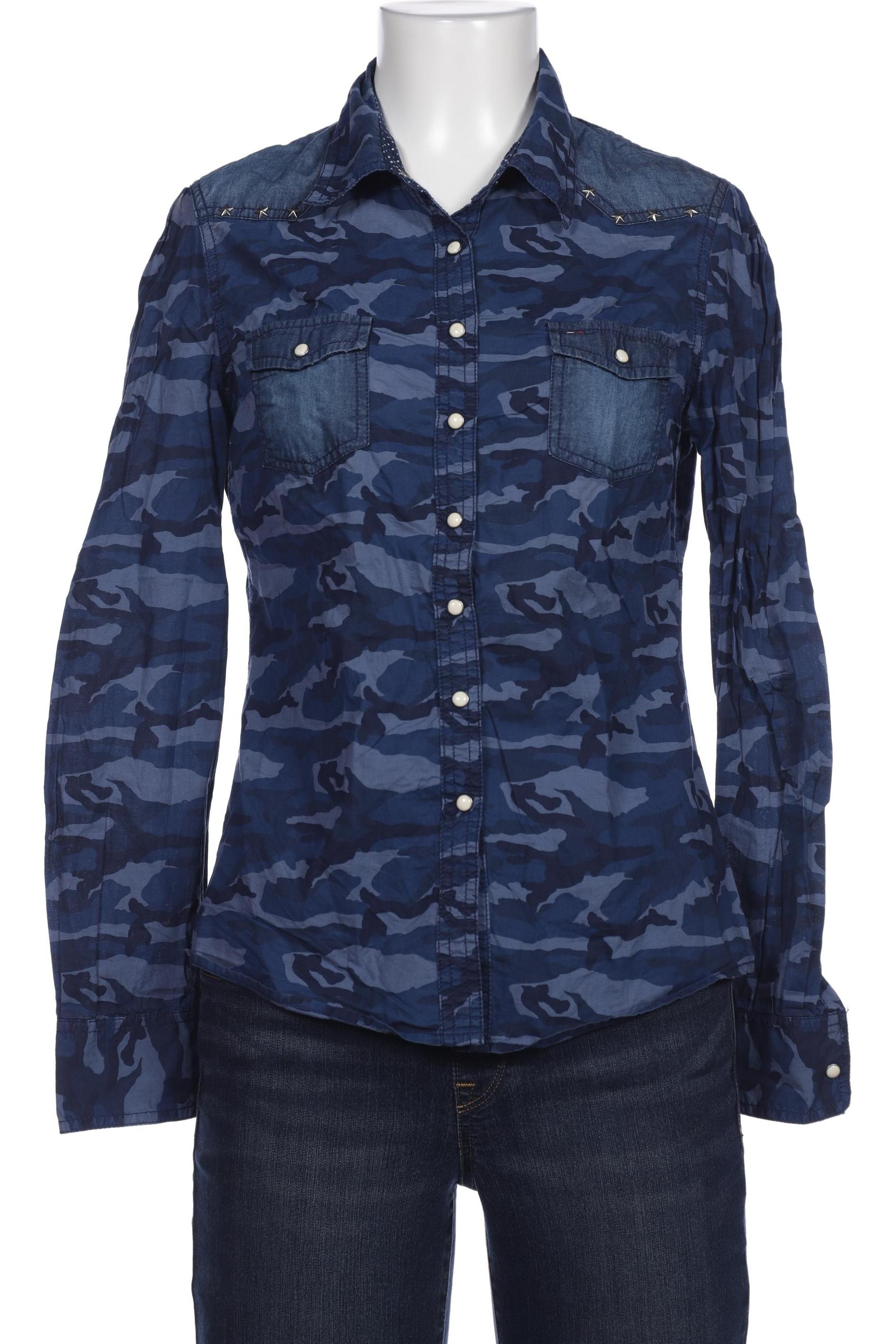 

HILFIGER DENIM Damen Bluse, marineblau