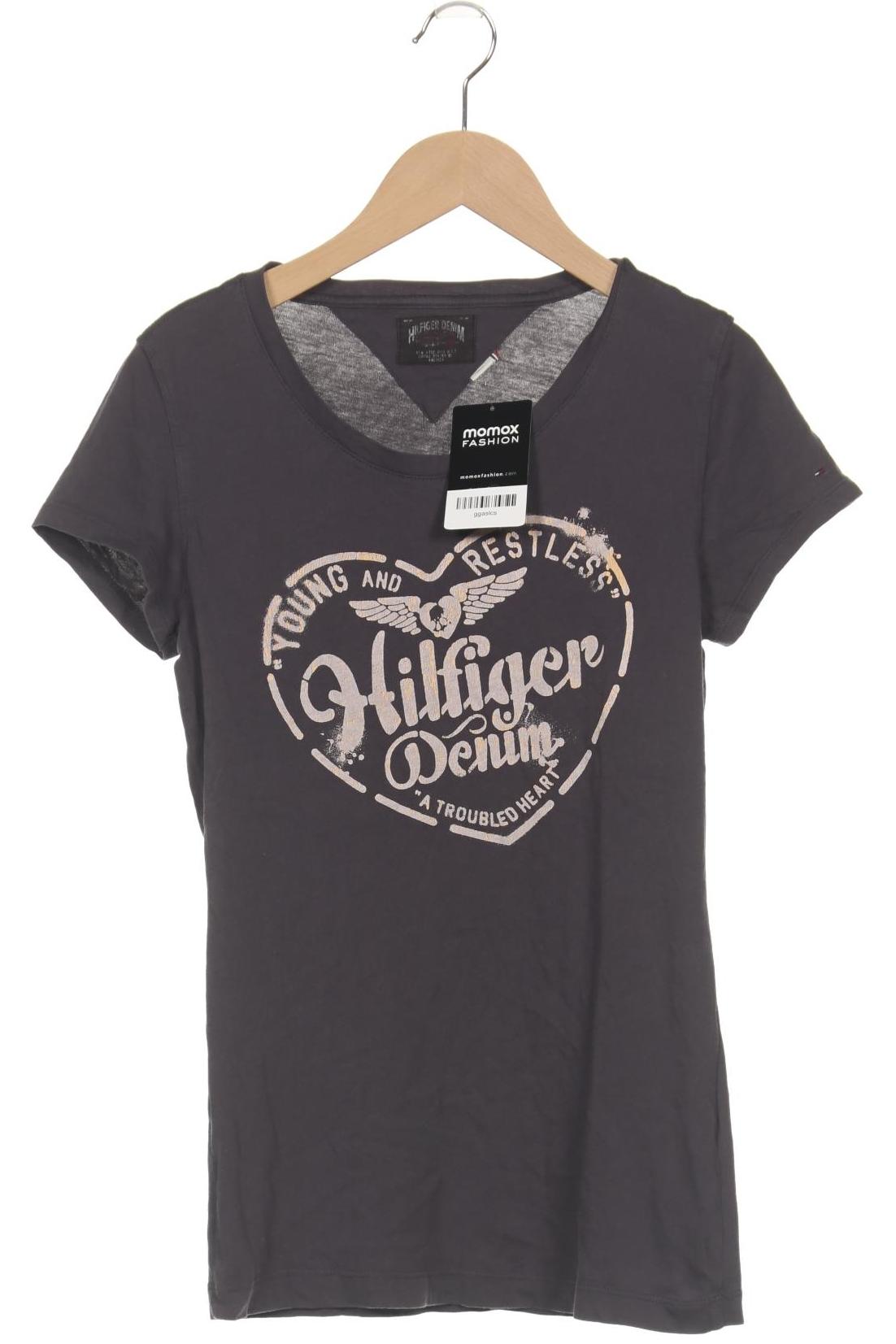 

Hilfiger Denim Damen T-Shirt, grau, Gr. 36