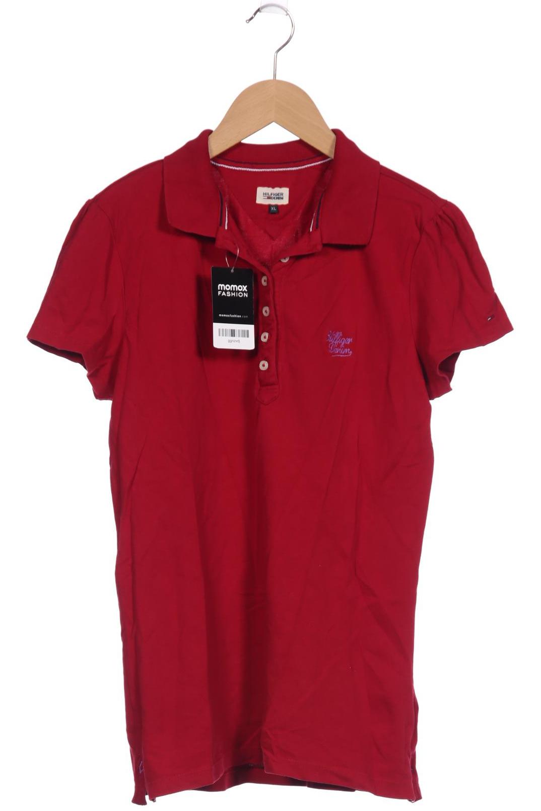 

HILFIGER DENIM Damen Poloshirt, rot