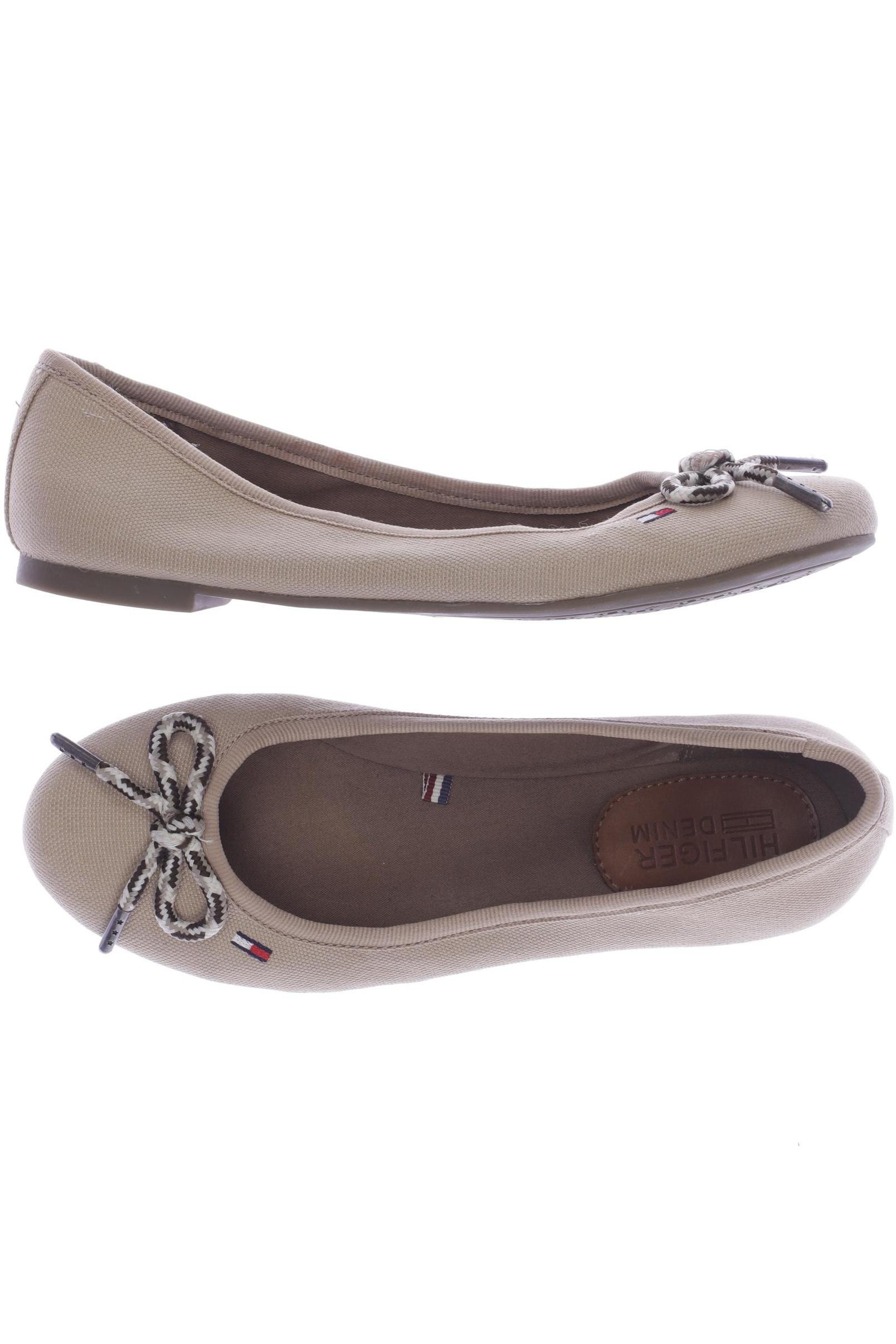 

HILFIGER DENIM Damen Ballerinas, beige