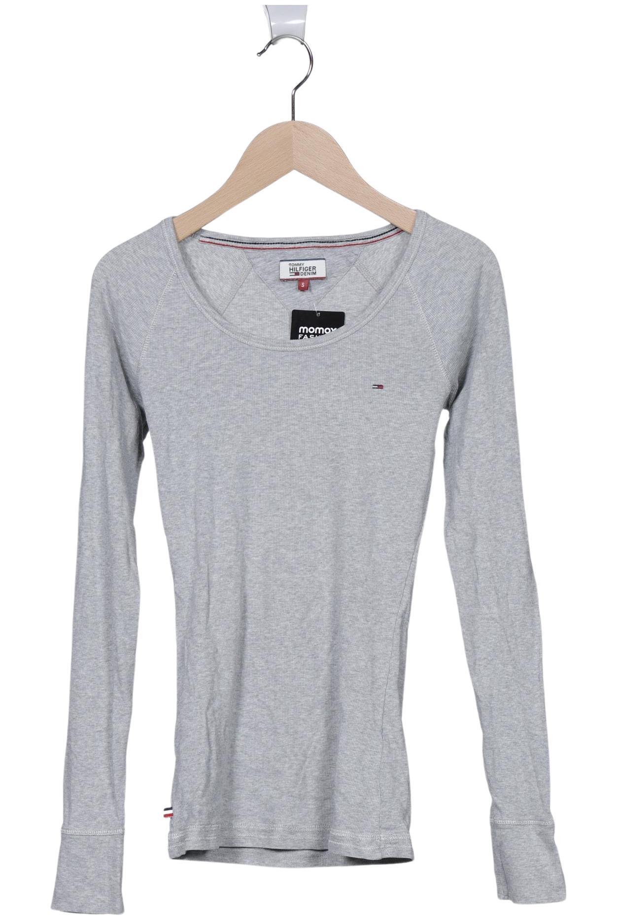 

Hilfiger Denim Damen Langarmshirt, grau, Gr. 36