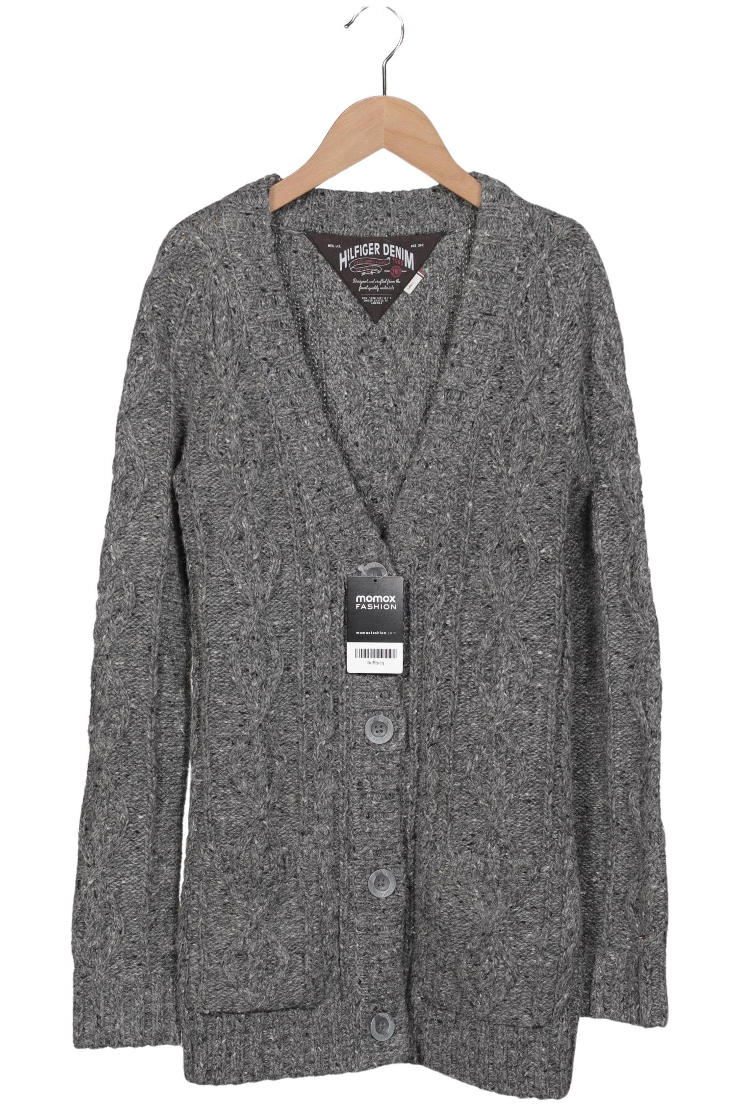 

Hilfiger Denim Damen Strickjacke, grau, Gr. 36