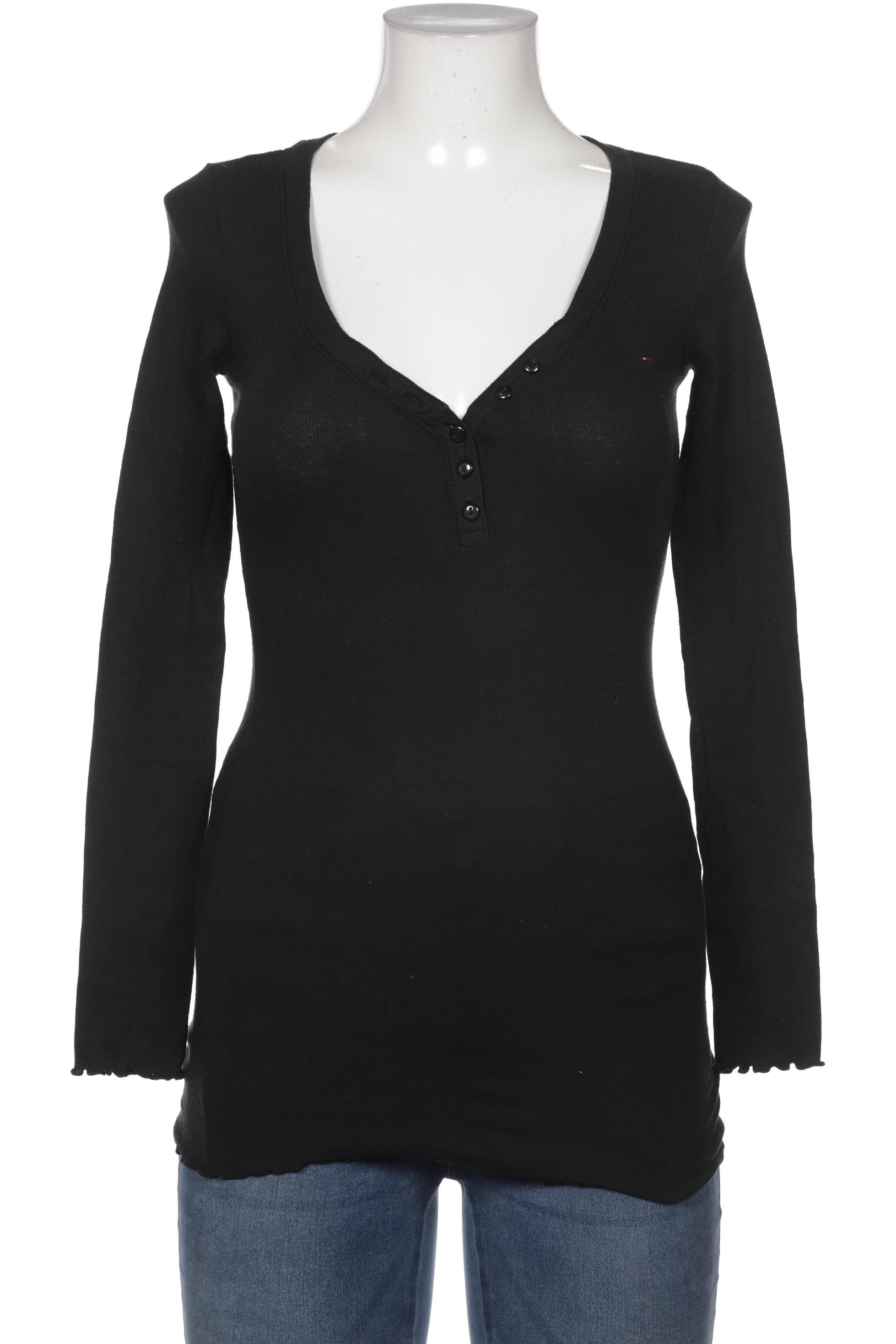 

Hilfiger Denim Damen Langarmshirt, schwarz, Gr. 42