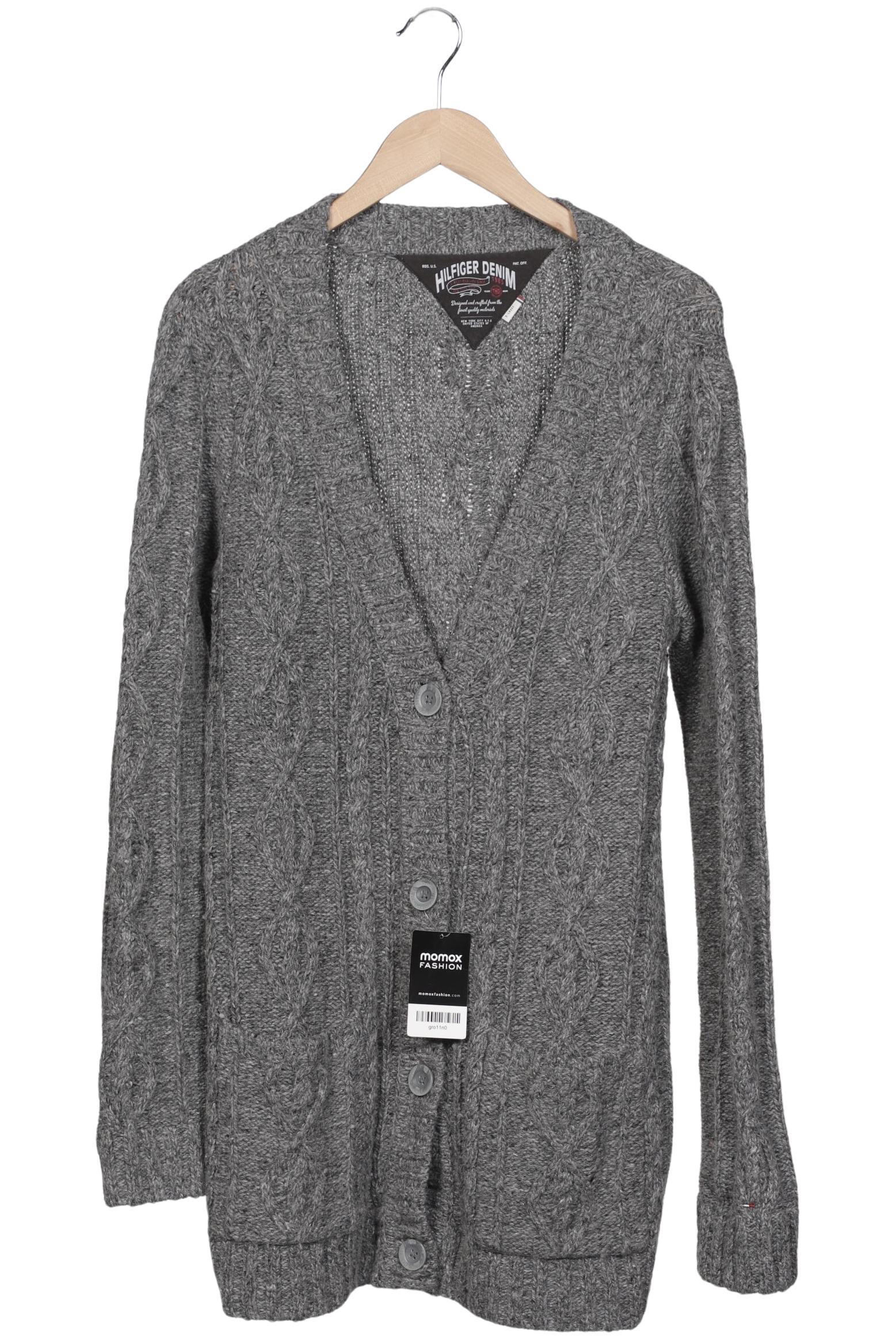 

Hilfiger Denim Damen Strickjacke, grau, Gr. 44