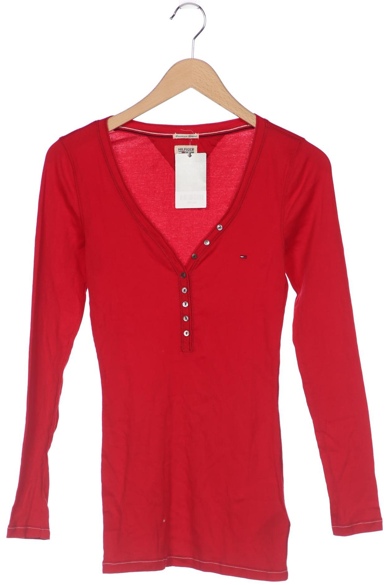 

Hilfiger Denim Damen Langarmshirt, rot, Gr. 44