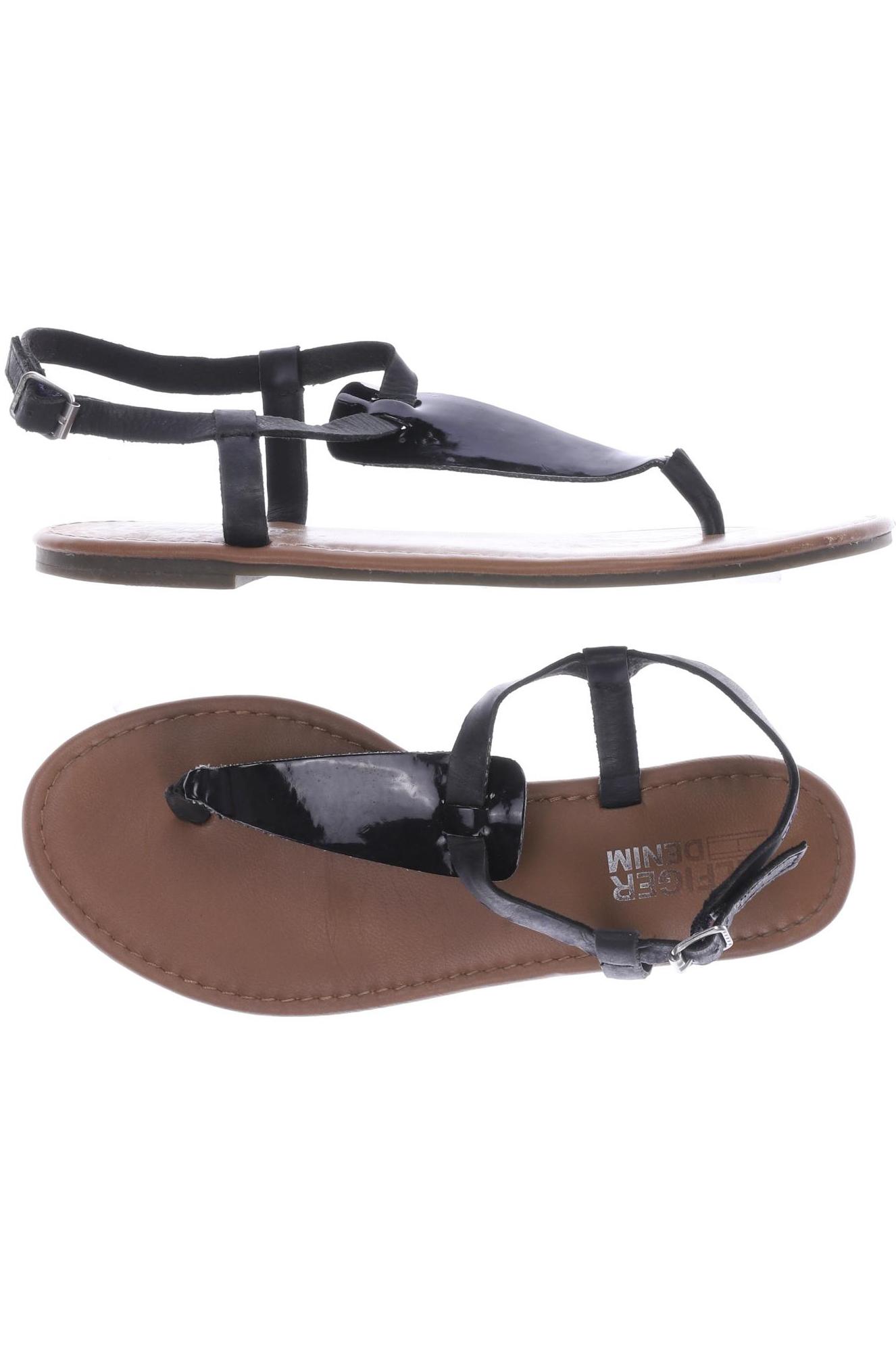

HILFIGER DENIM Damen Sandale, schwarz