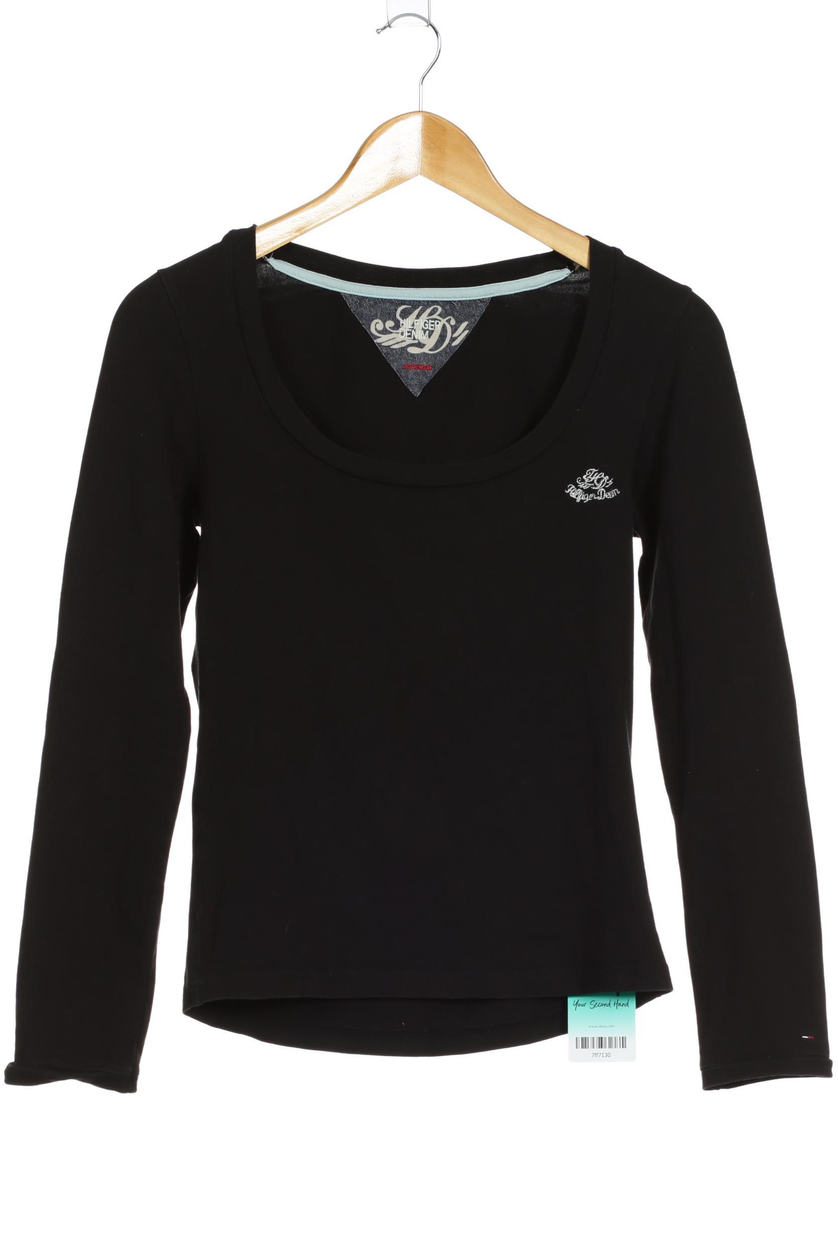 

Hilfiger Denim Damen Langarmshirt, schwarz, Gr. 38