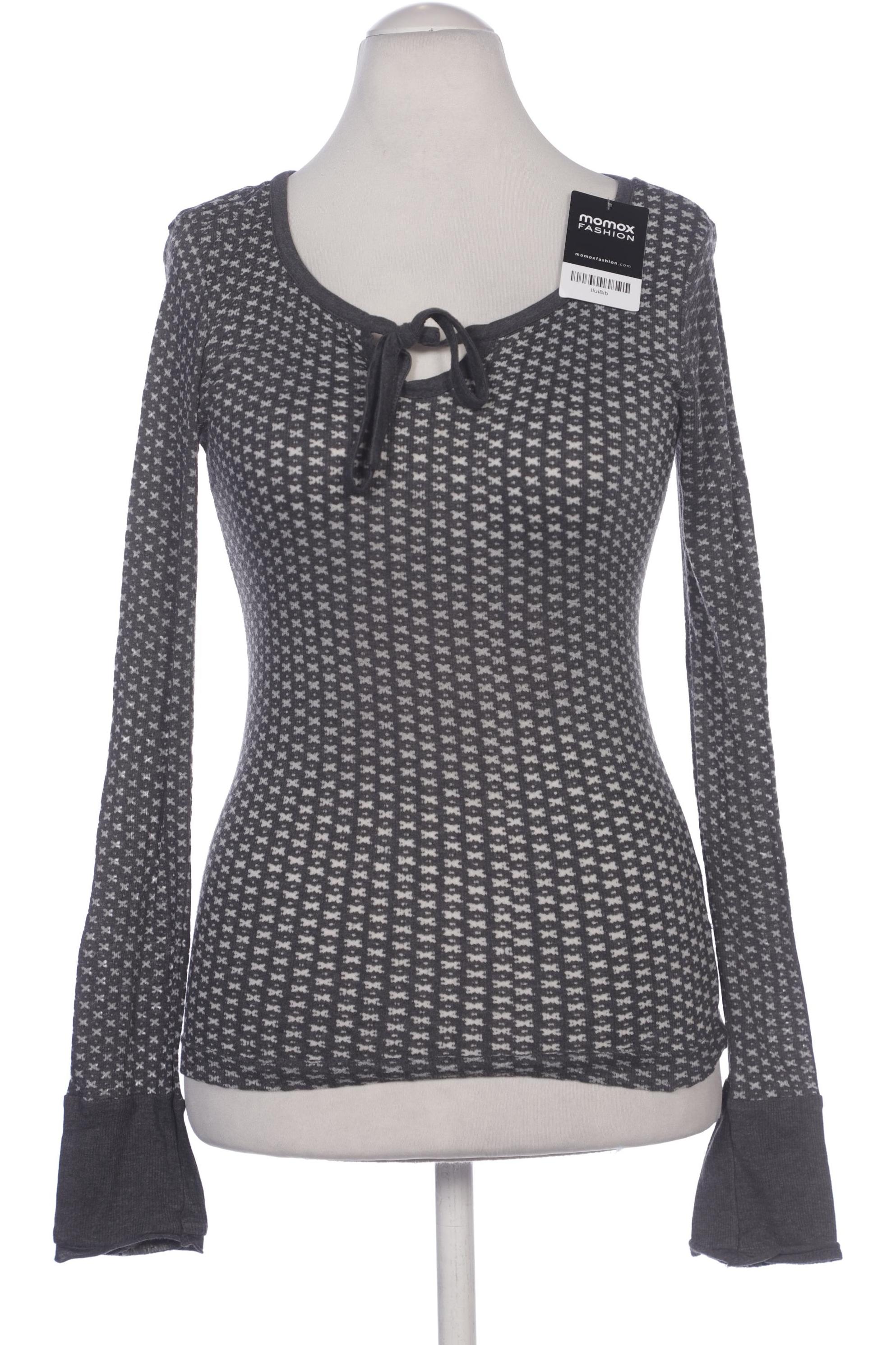 

Hilfiger Denim Damen Langarmshirt, grau, Gr. 36