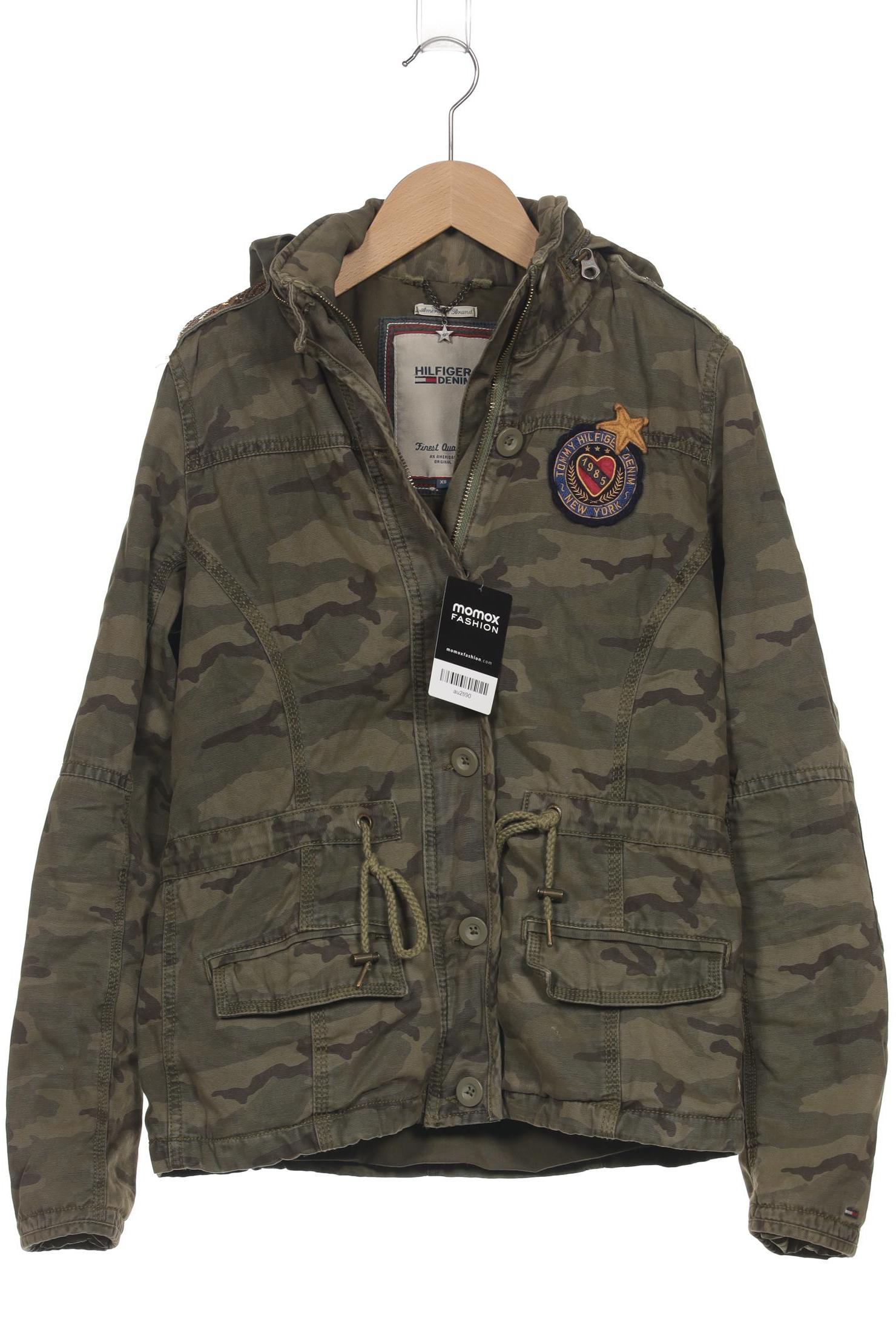 

Hilfiger Denim Damen Jacke, grün, Gr. 34