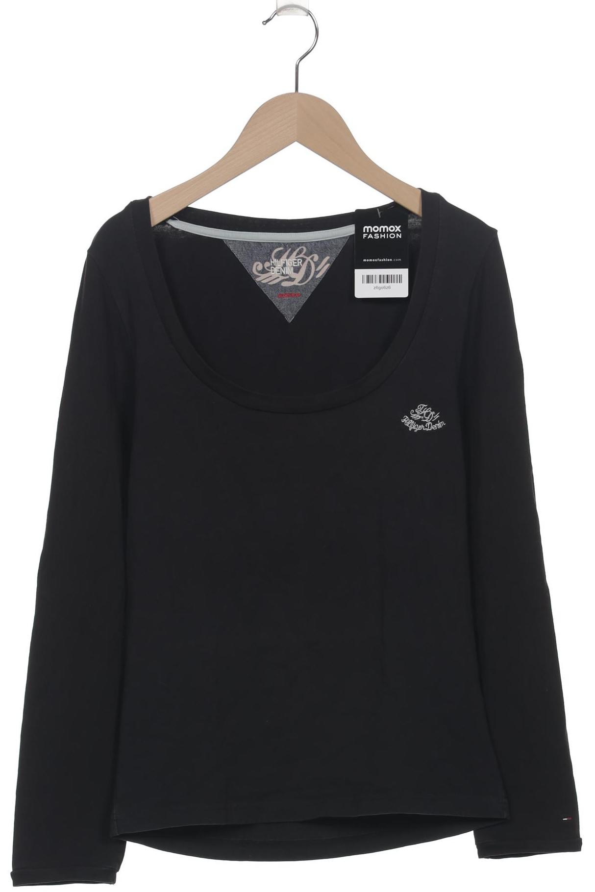 

Hilfiger Denim Damen Langarmshirt, schwarz, Gr. 38