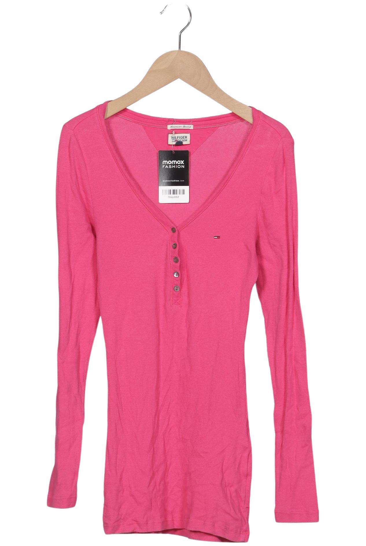 

Hilfiger Denim Damen Langarmshirt, pink, Gr. 42
