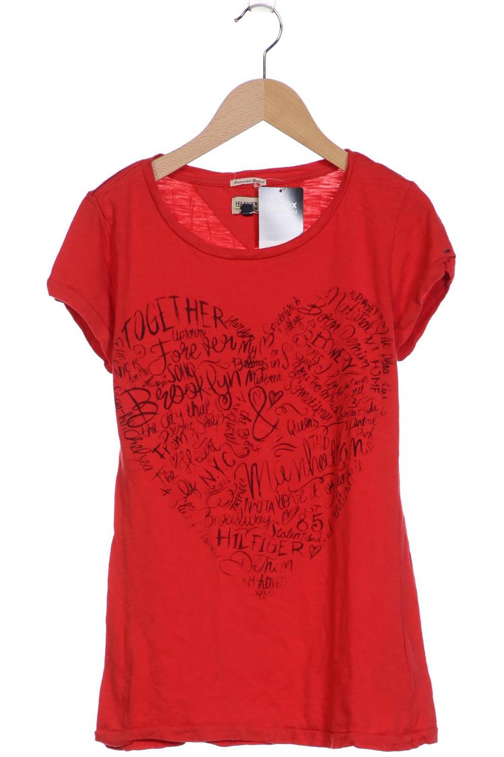 

Hilfiger Denim Damen T-Shirt, rot, Gr. 36