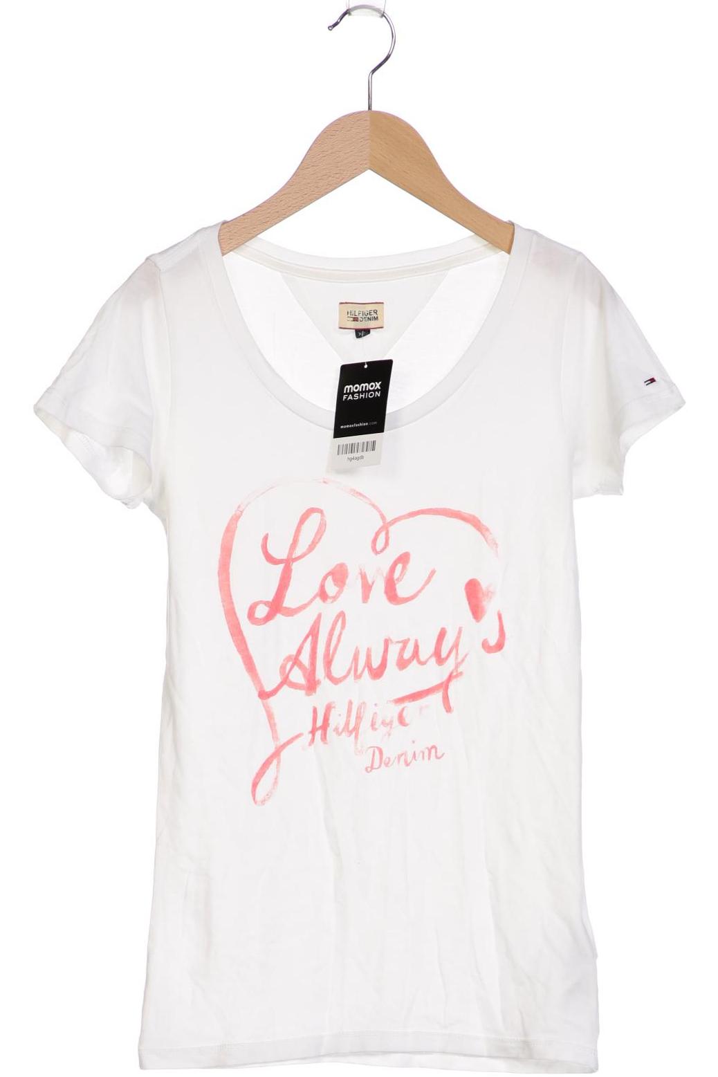 

Hilfiger Denim Damen T-Shirt, weiß, Gr. 34