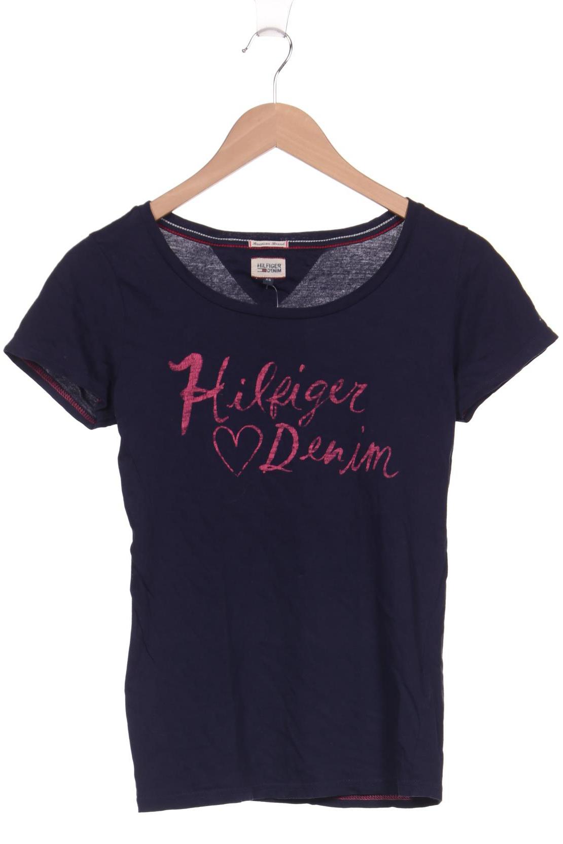 

HILFIGER DENIM Damen T-Shirt, marineblau