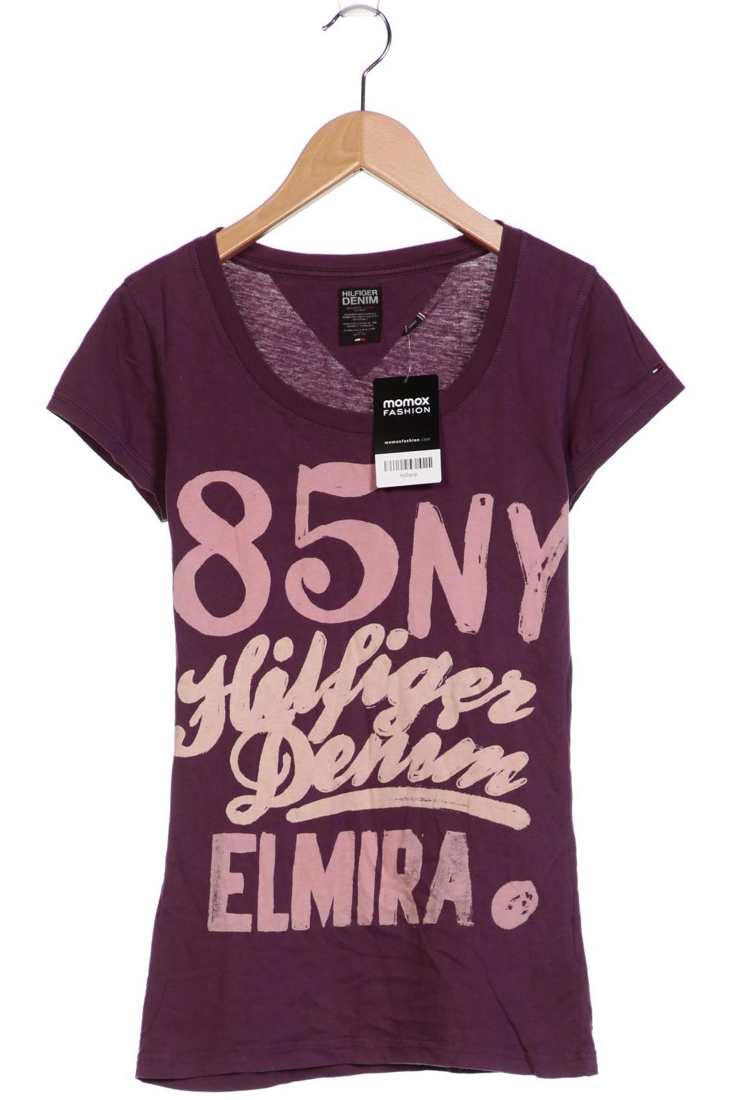 

Hilfiger Denim Damen T-Shirt, flieder, Gr. 34