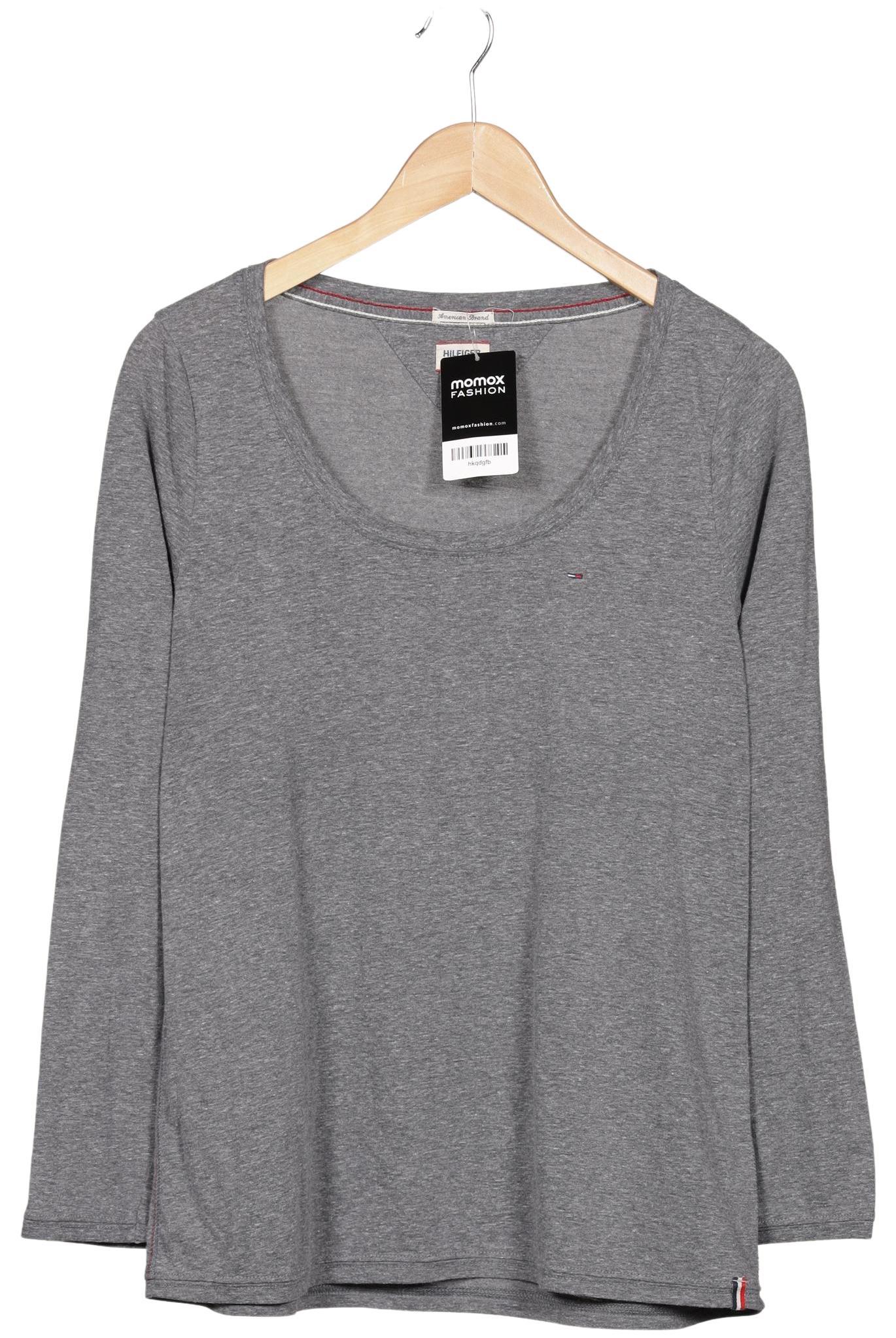 

Hilfiger Denim Damen Langarmshirt, grau, Gr. 38