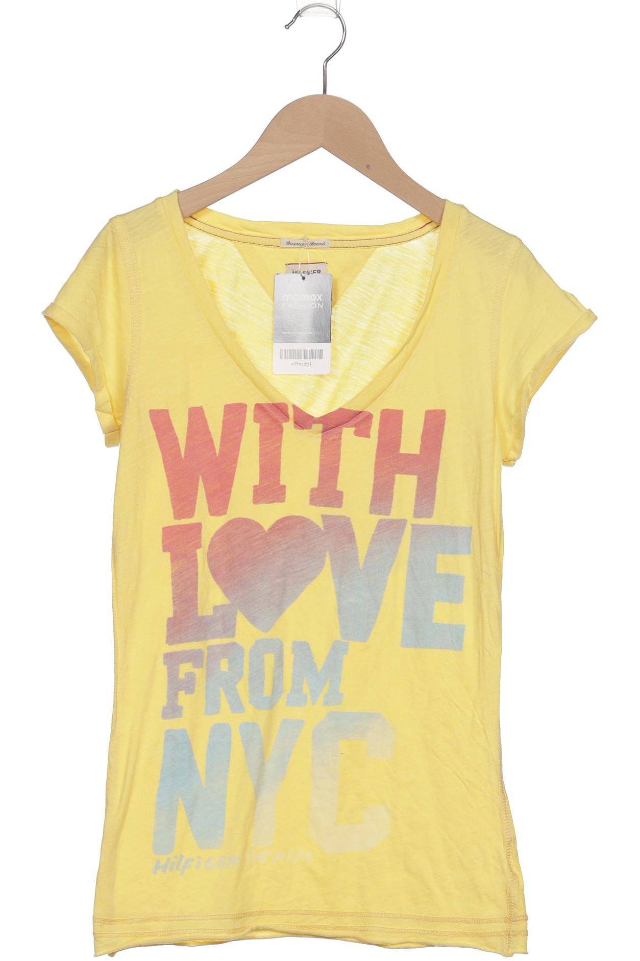 

Hilfiger Denim Damen T-Shirt, gelb, Gr. 32