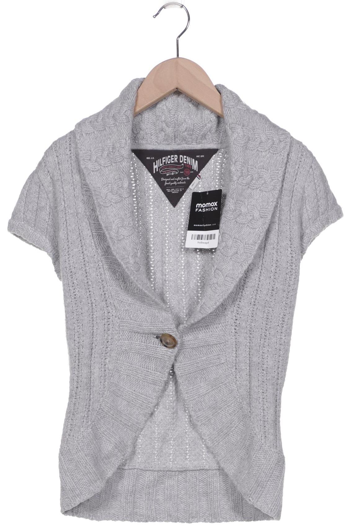 

HILFIGER DENIM Damen Strickjacke, grau