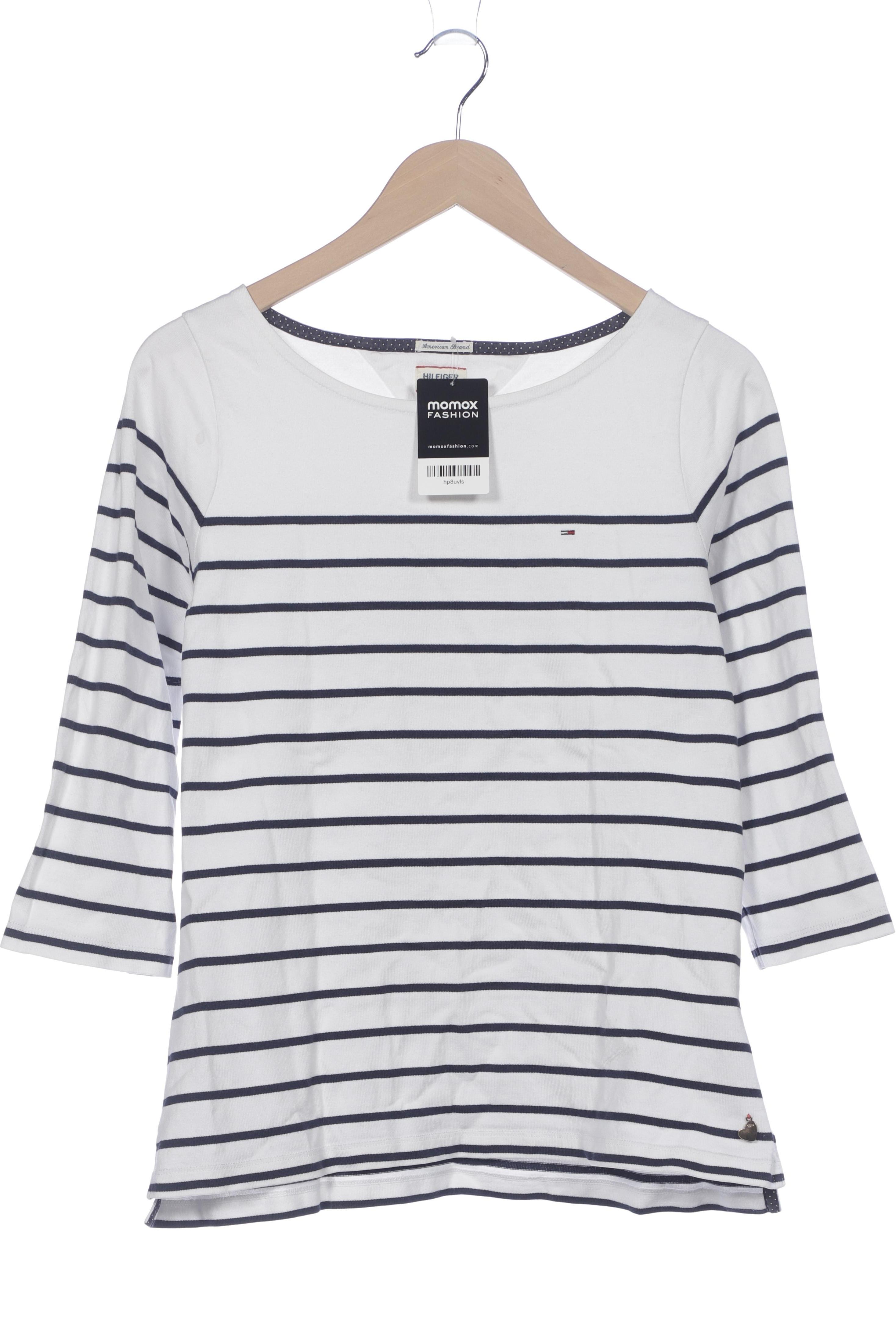 

Hilfiger Denim Damen Langarmshirt, weiß, Gr. 42