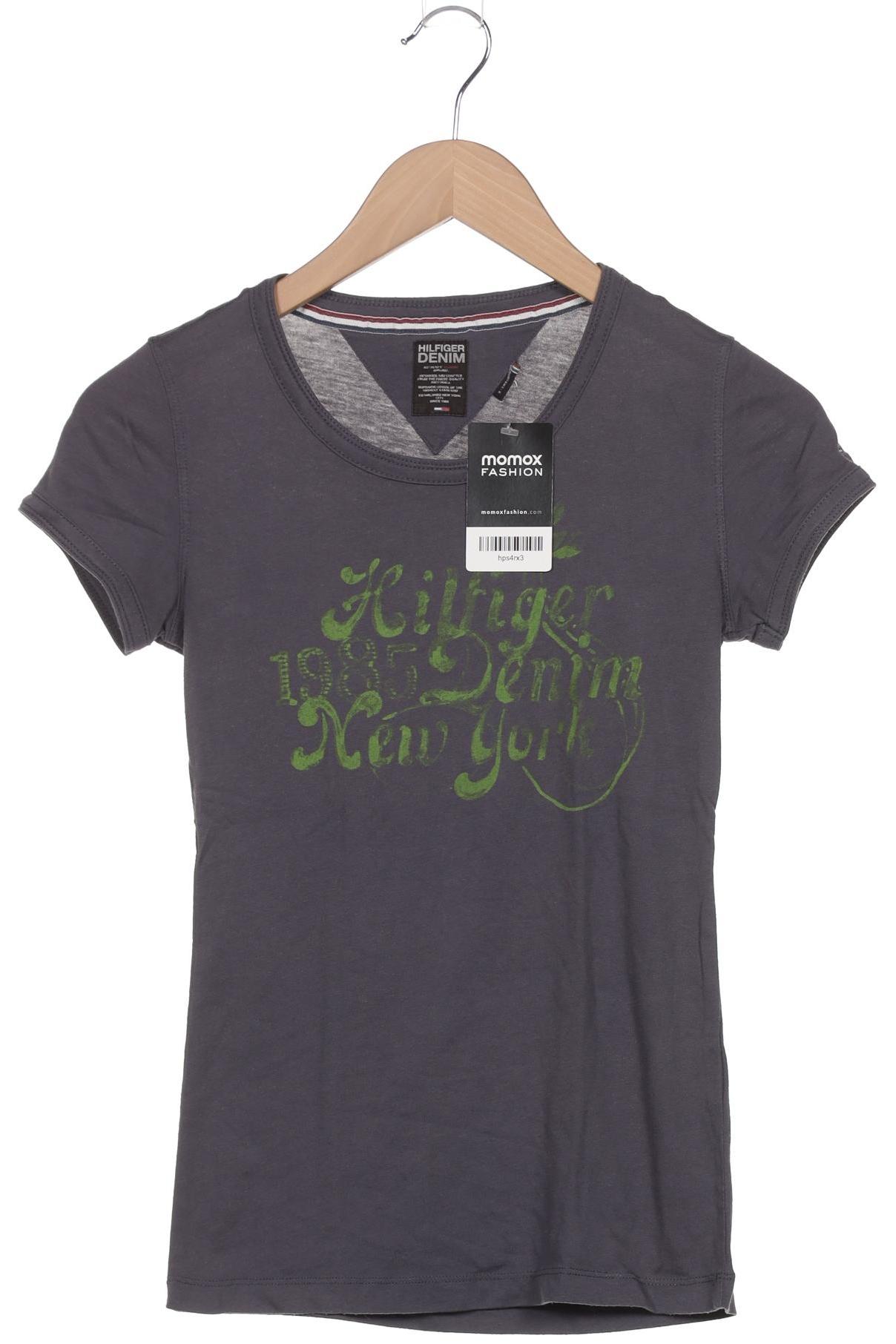 

Hilfiger Denim Damen T-Shirt, grau, Gr. 34