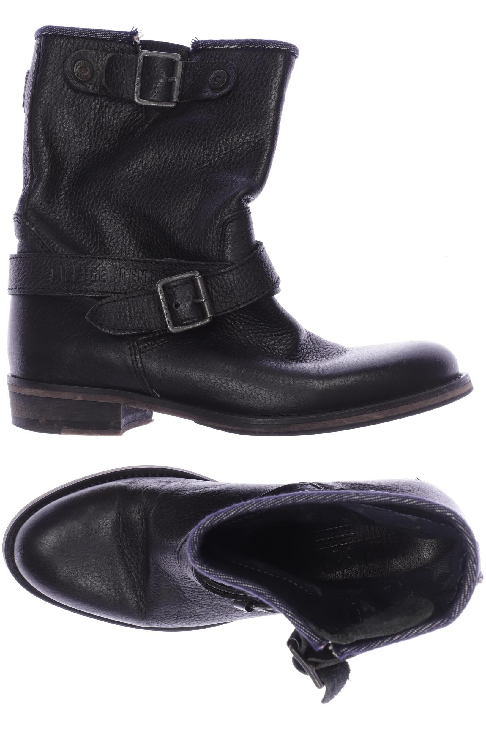 

HILFIGER DENIM Damen Stiefelette, schwarz